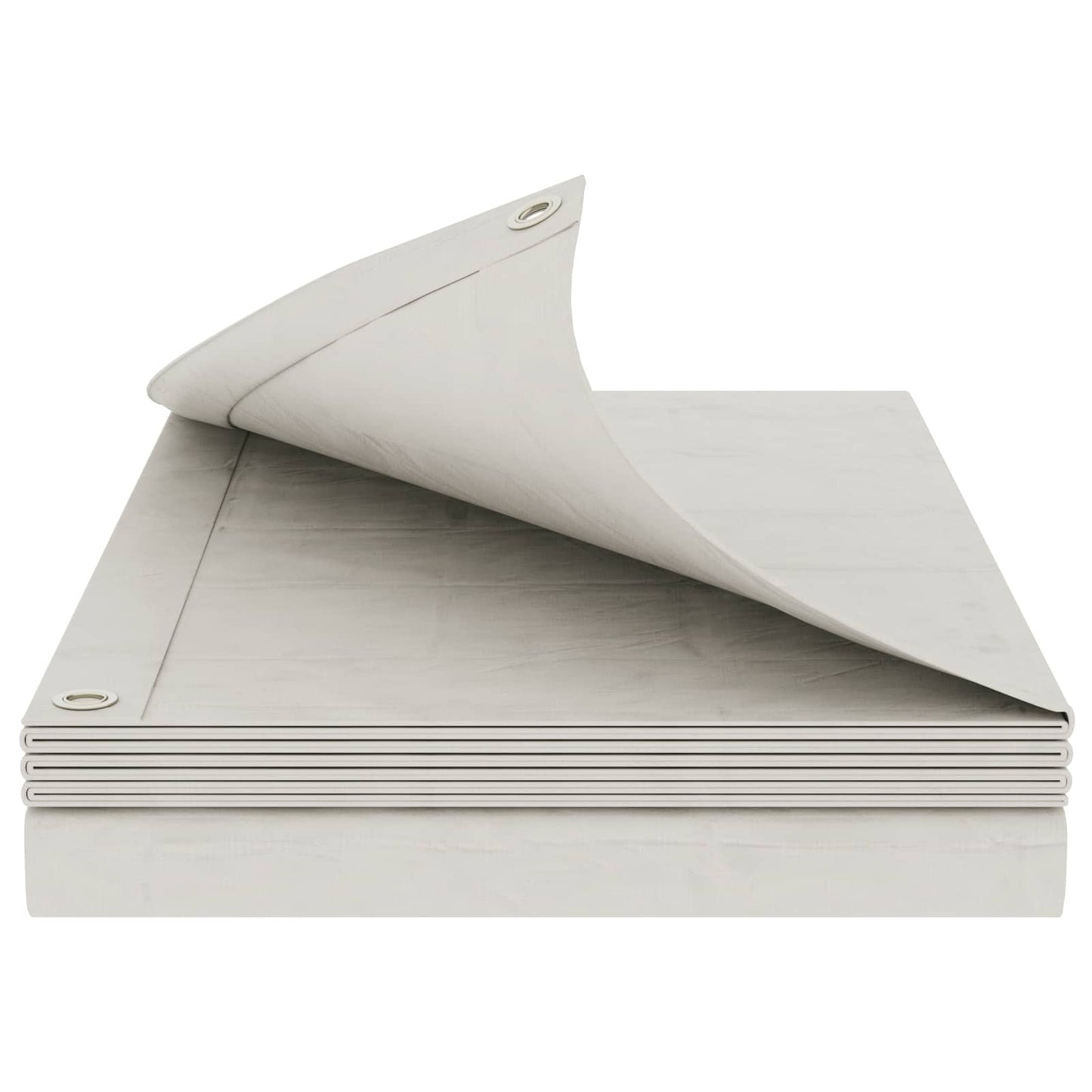 vidaXL Τεντόπανα με Θηλιές Λευκό 4 x 8 μ 90 gsm PE