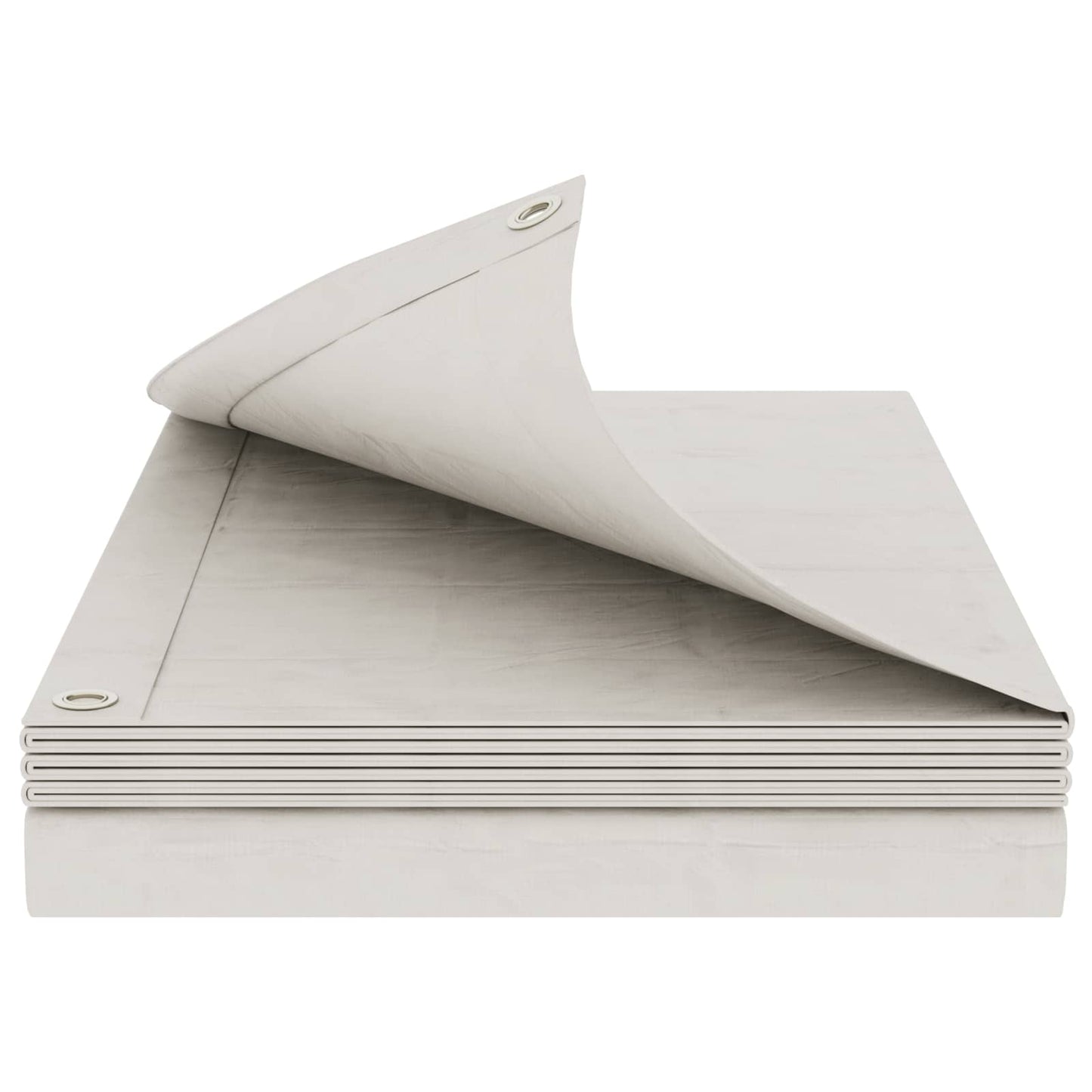 vidaXL Τεντόπανα με Θηλιές Λευκό 2 x 3 μ 180 gsm PE
