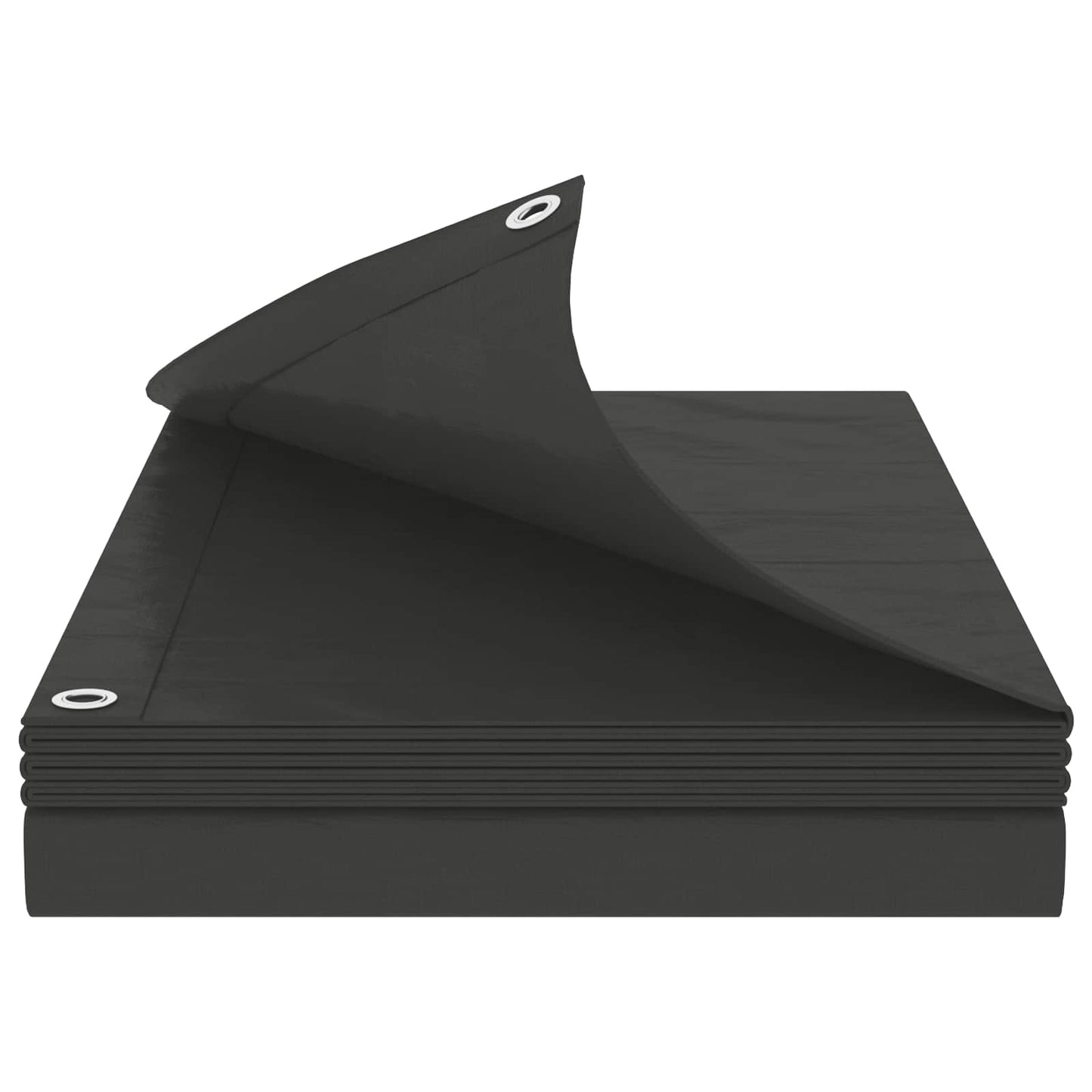 vidaXL Τεντόπανα με Θηλιές Ανθρακί Γκρι 3 x 4 μ 90 gsm PE