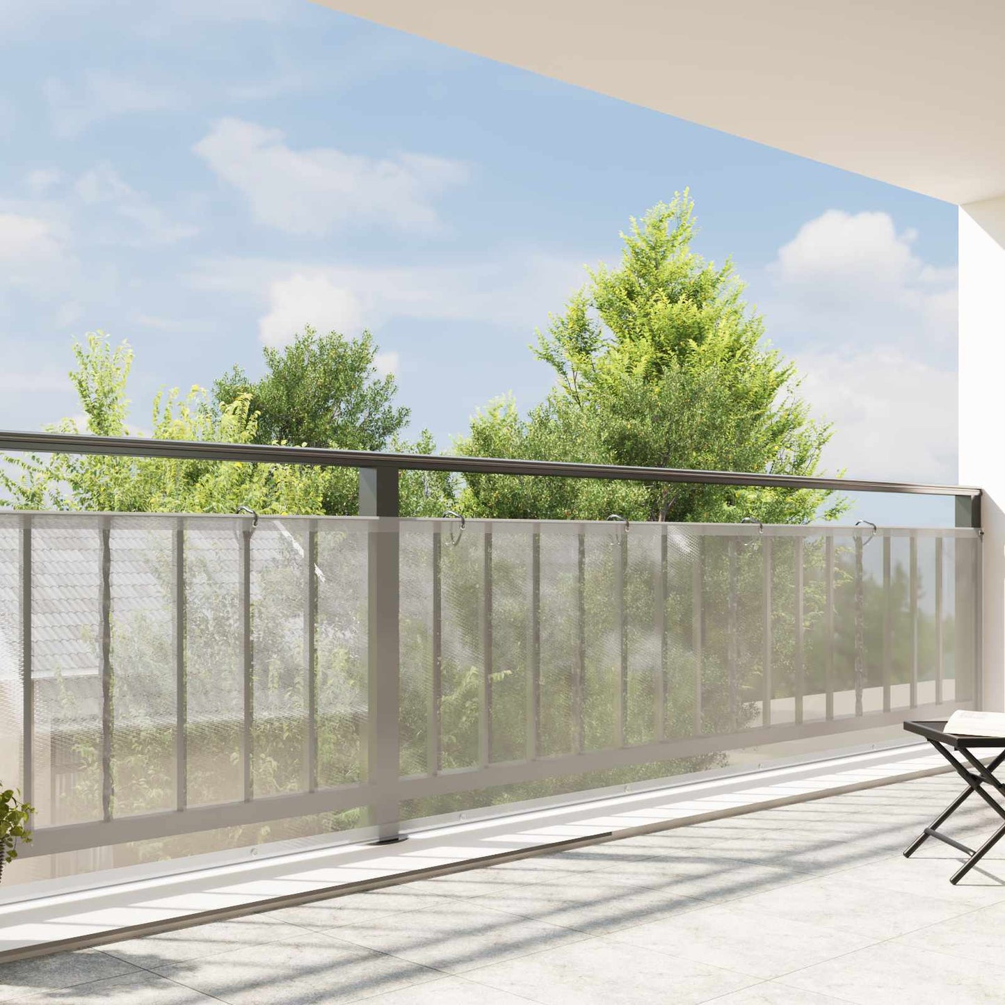 vidaXL Μουσαμάς 140 gsm Διαφανές 1,5 x 20 m PE