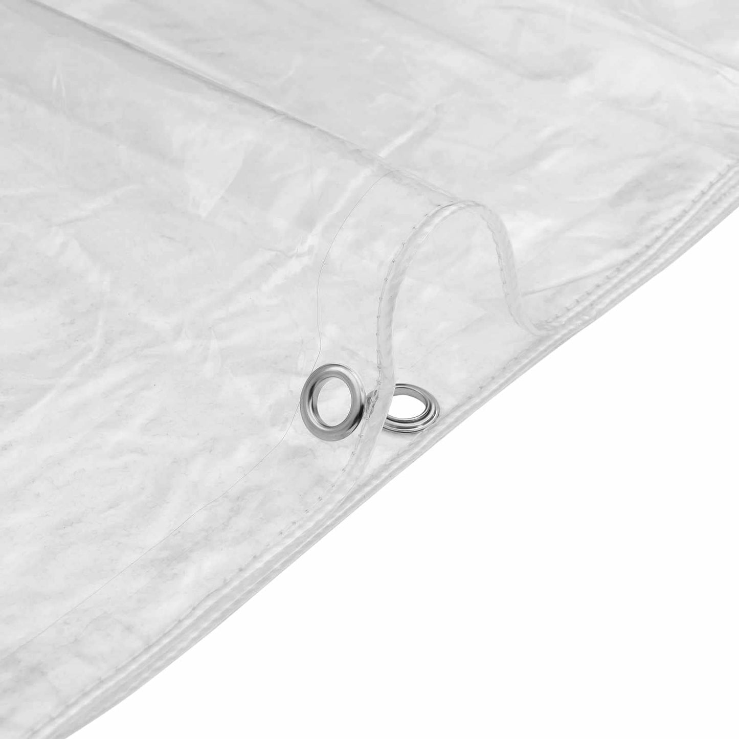 vidaXL Μουσαμάς 350 gsm Διαφανές 1,5 x 2,5 m PVC