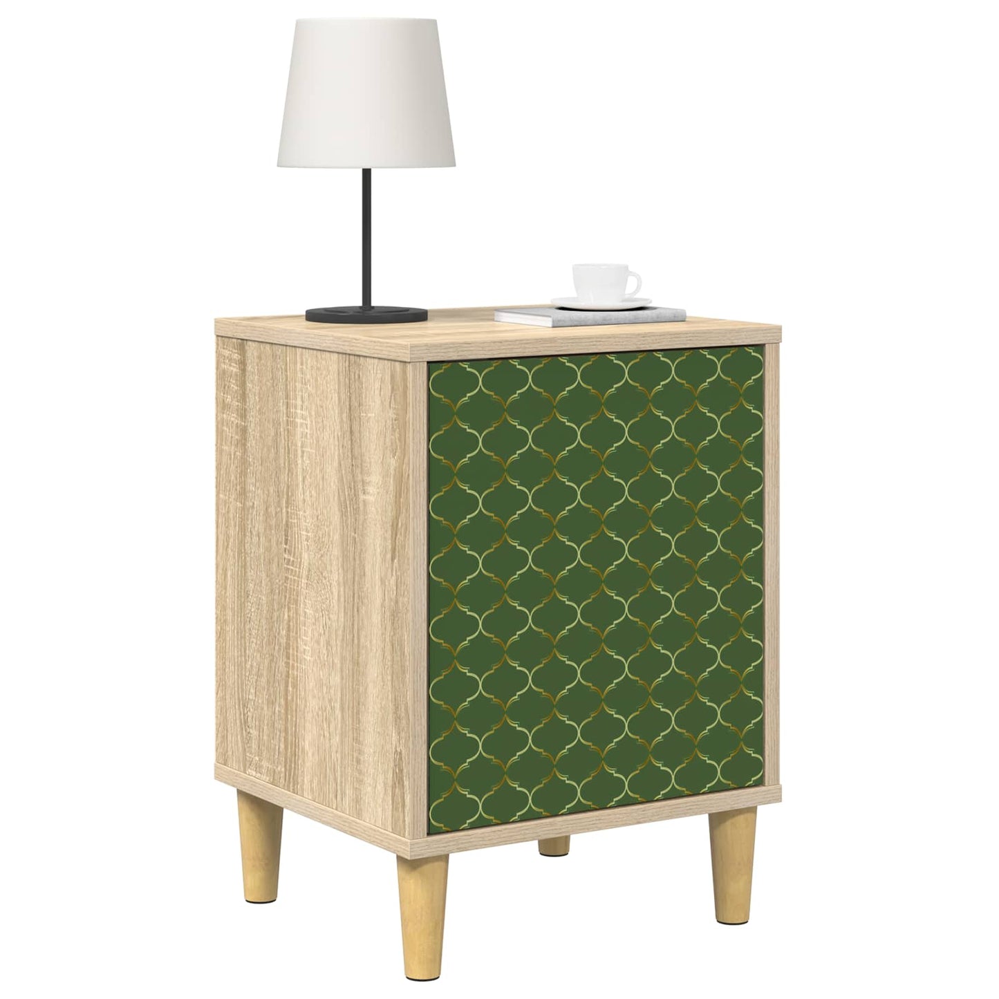 vidaXL Κομοδίνο GELEEN Sonoma Δρυς 36 x 33 x 50 εκ. Επεξεργασμένο Ξύλο