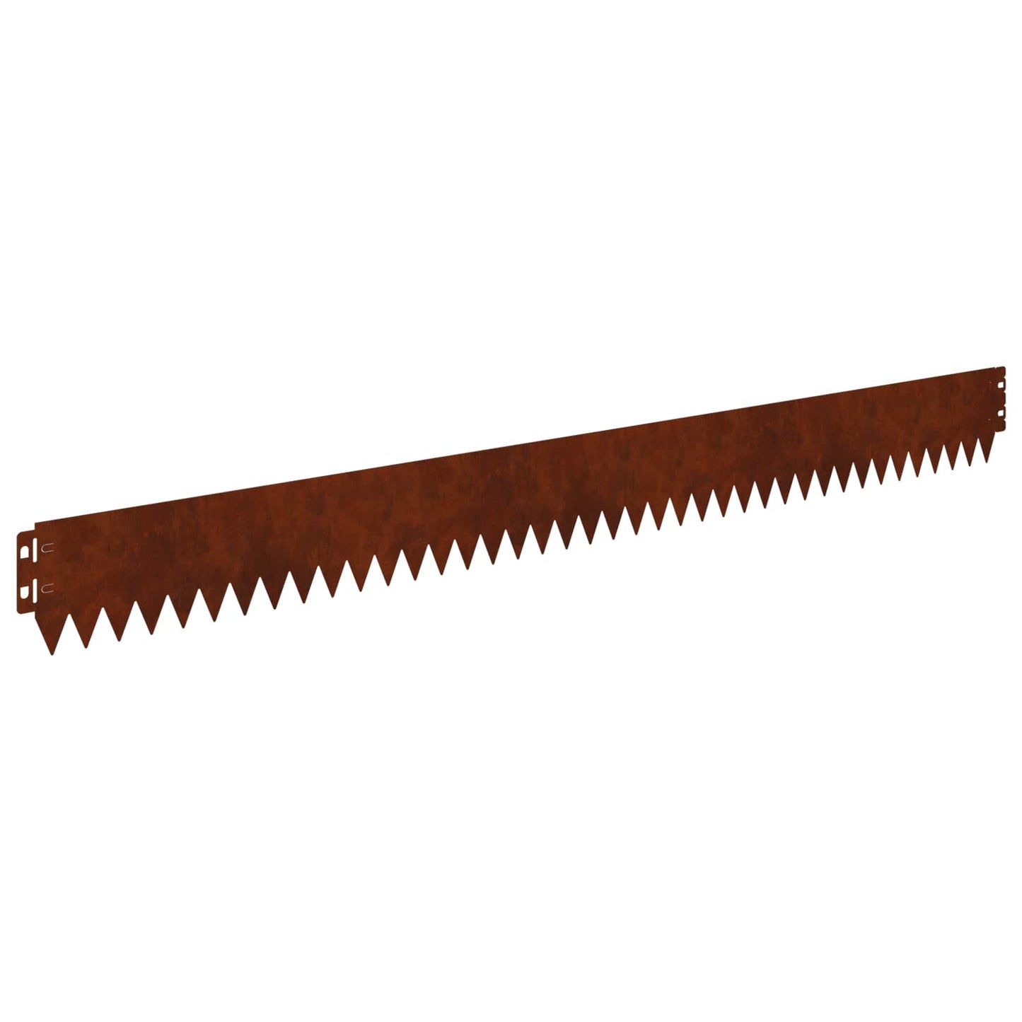 vidaXL Περίγραμμα γκαζόν 30 τμχ. 103 x 10 εκ Ατσάλι Σκ rusty