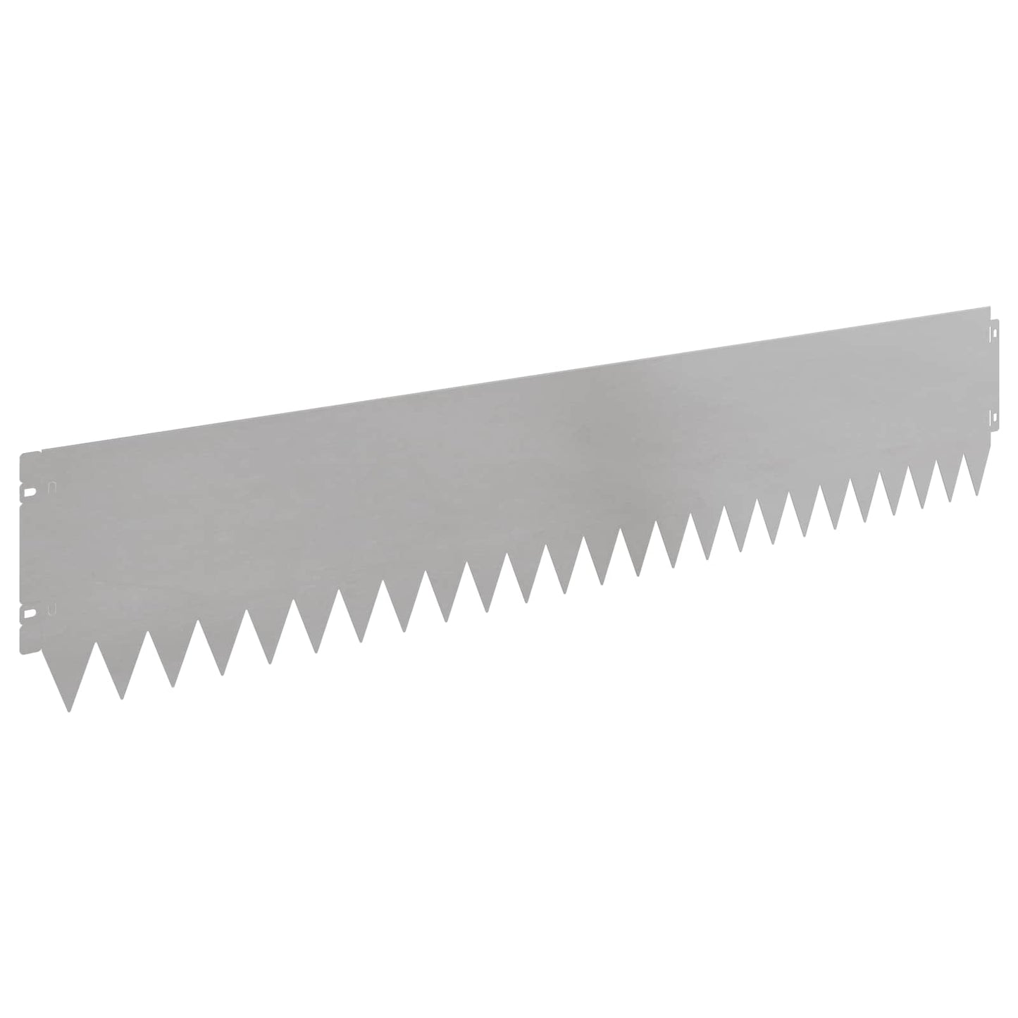 vidaXL Περίγραμμα γκαζόν 20 τμχ. 103 x 20 εκ Stainless Steel Ασημί
