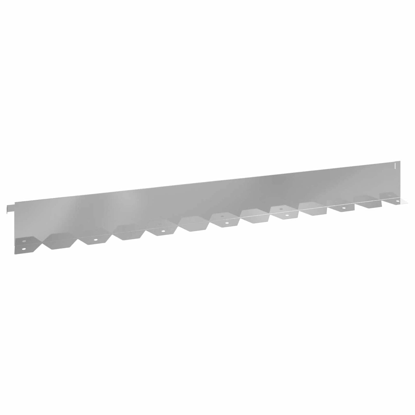 vidaXL Περίγραμμα γκαζόν 20 τμχ. 102 x 10 x 4 εκ. Ατσάλι Ασημί