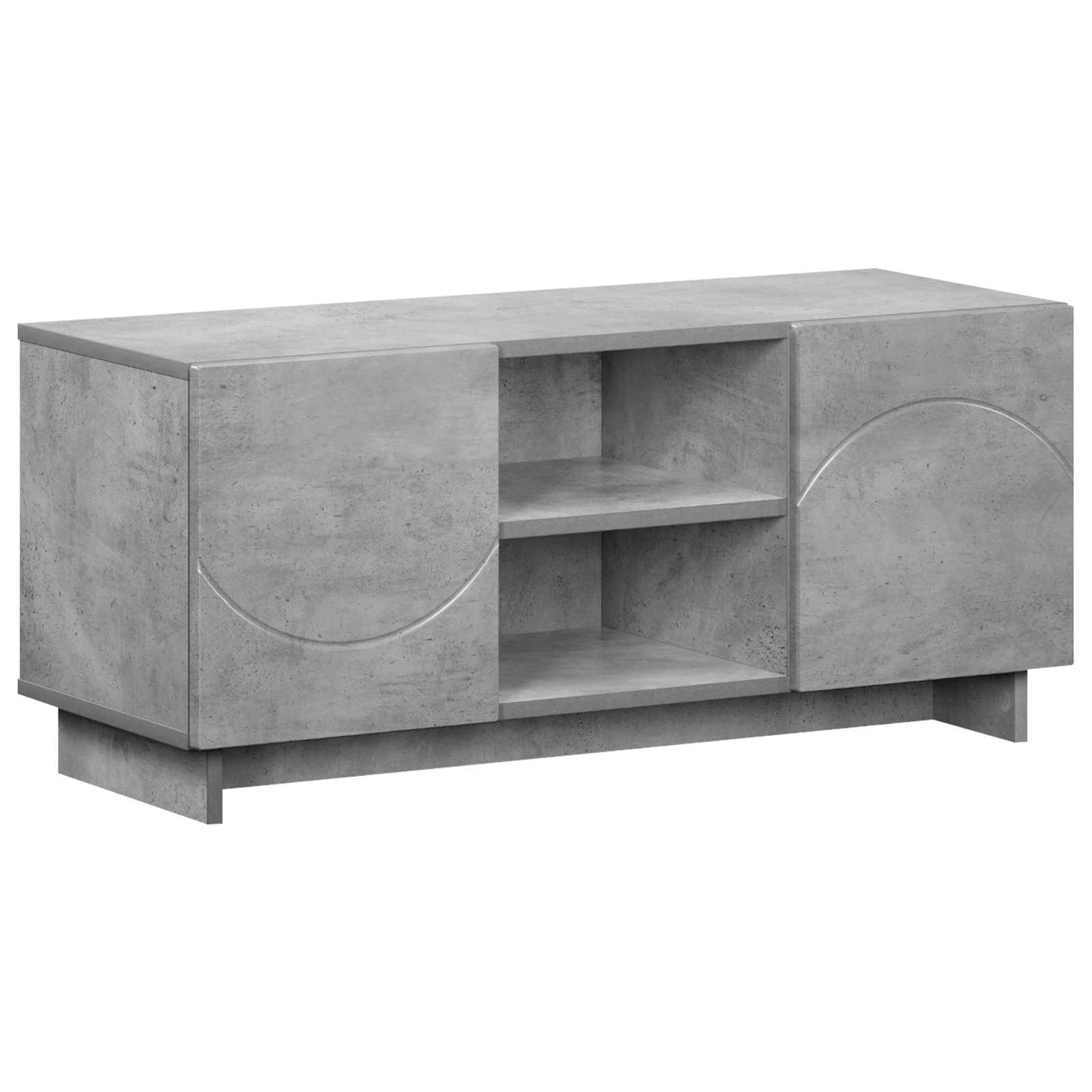 vidaXL Βάση TV 90 x 34.5 x 40 cm Γκρι Σκυροδέματος Επεξεργασμένο Ξύλο
