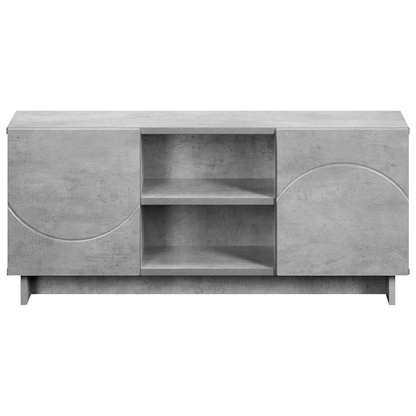 vidaXL Βάση TV 90 x 34.5 x 40 cm Γκρι Σκυροδέματος Επεξεργασμένο Ξύλο