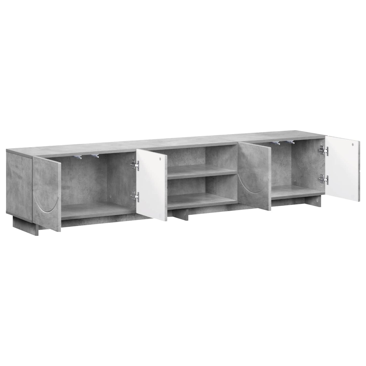 vidaXL Βάση TV 180 x 34,5 x 40 εκ. Γκρι Σκυροδέματος