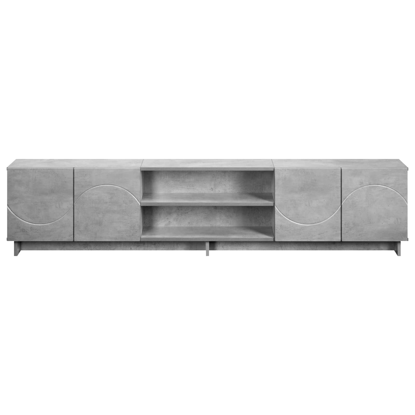 vidaXL Βάση TV 180 x 34,5 x 40 εκ. Γκρι Σκυροδέματος
