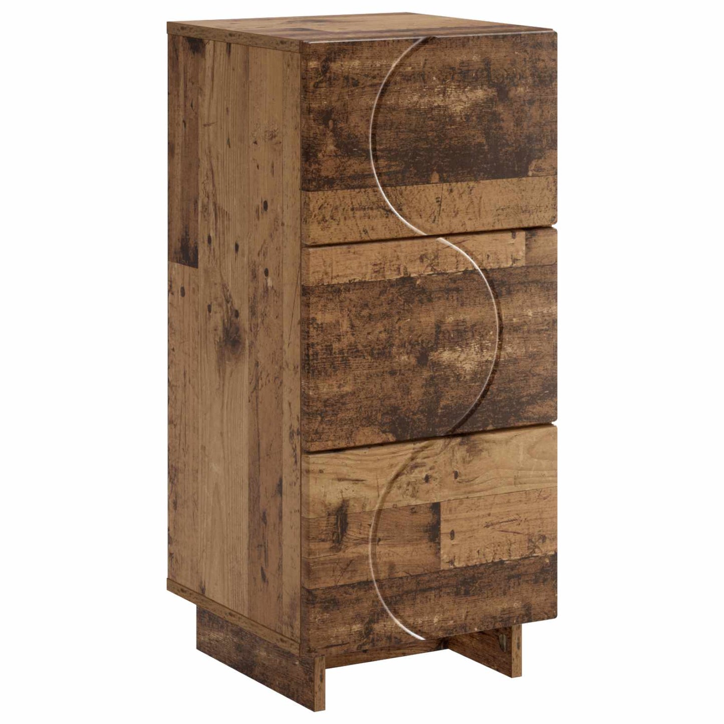 vidaXL Μπουφές Παλαιωμένο ξύλο 33,5 x 34,5 x 75 εκ. Επεξεργασμένο Ξύλο