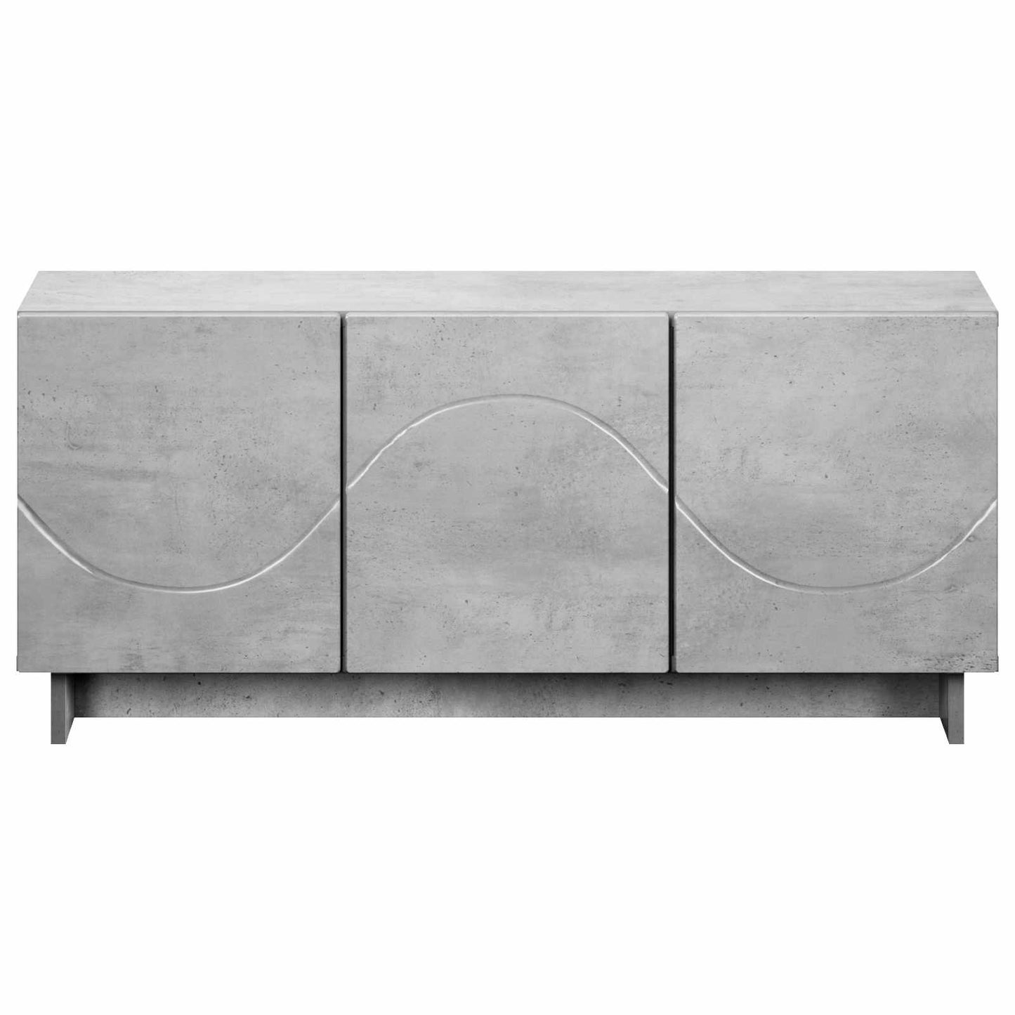 vidaXL Βάση TV 90 x 34.5 x 40 cm Γκρι Σκυροδέματος Επεξεργασμένο Ξύλο