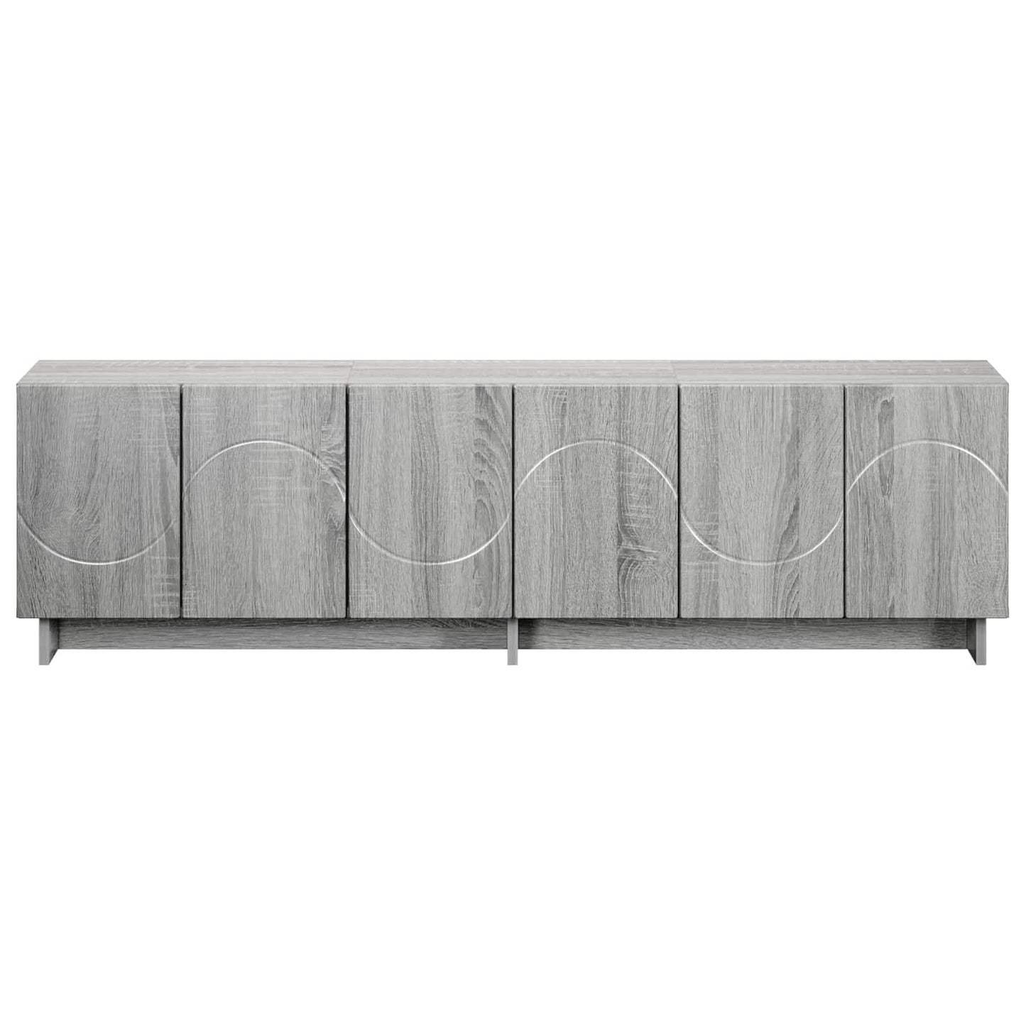 vidaXL Βάση TV 140 x 34.5 x 40 cm Γκρι Sonoma Επεξεργασμένο Ξύλο