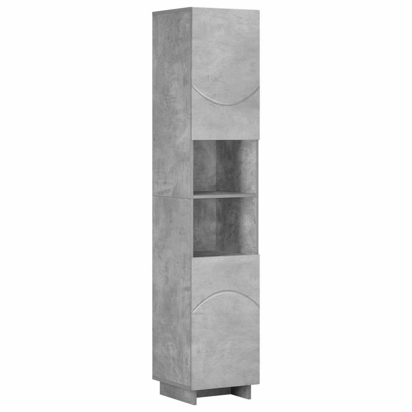 vidaXL Ντουλάπι μπάνιου Γκρι Σκυροδέματος 36,5 x 38 x 180 εκ.