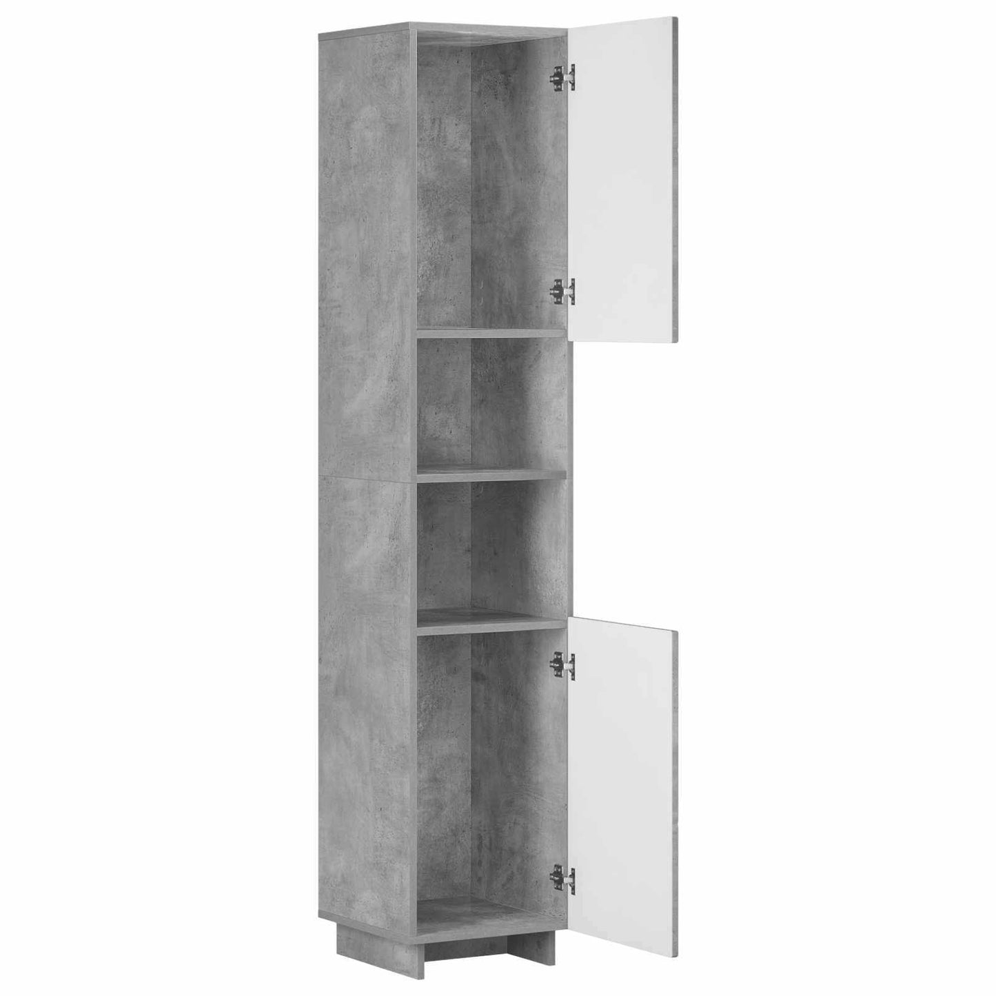 vidaXL Ντουλάπι μπάνιου Γκρι Σκυροδέματος 36,5 x 38 x 180 εκ.