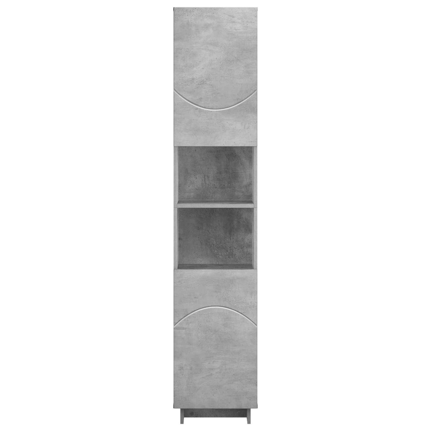 vidaXL Ντουλάπι μπάνιου Γκρι Σκυροδέματος 36,5 x 38 x 180 εκ.