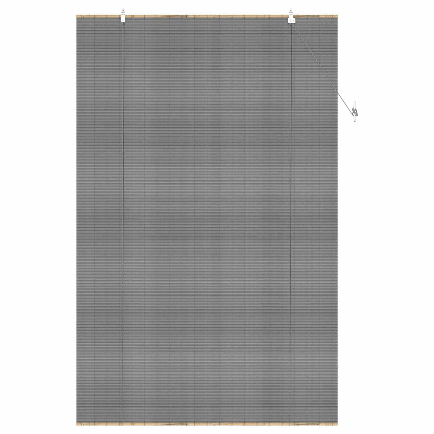 vidaXL Ρόλερ (στόρι) Γκρι 150 x 220 cm Μπαμπού