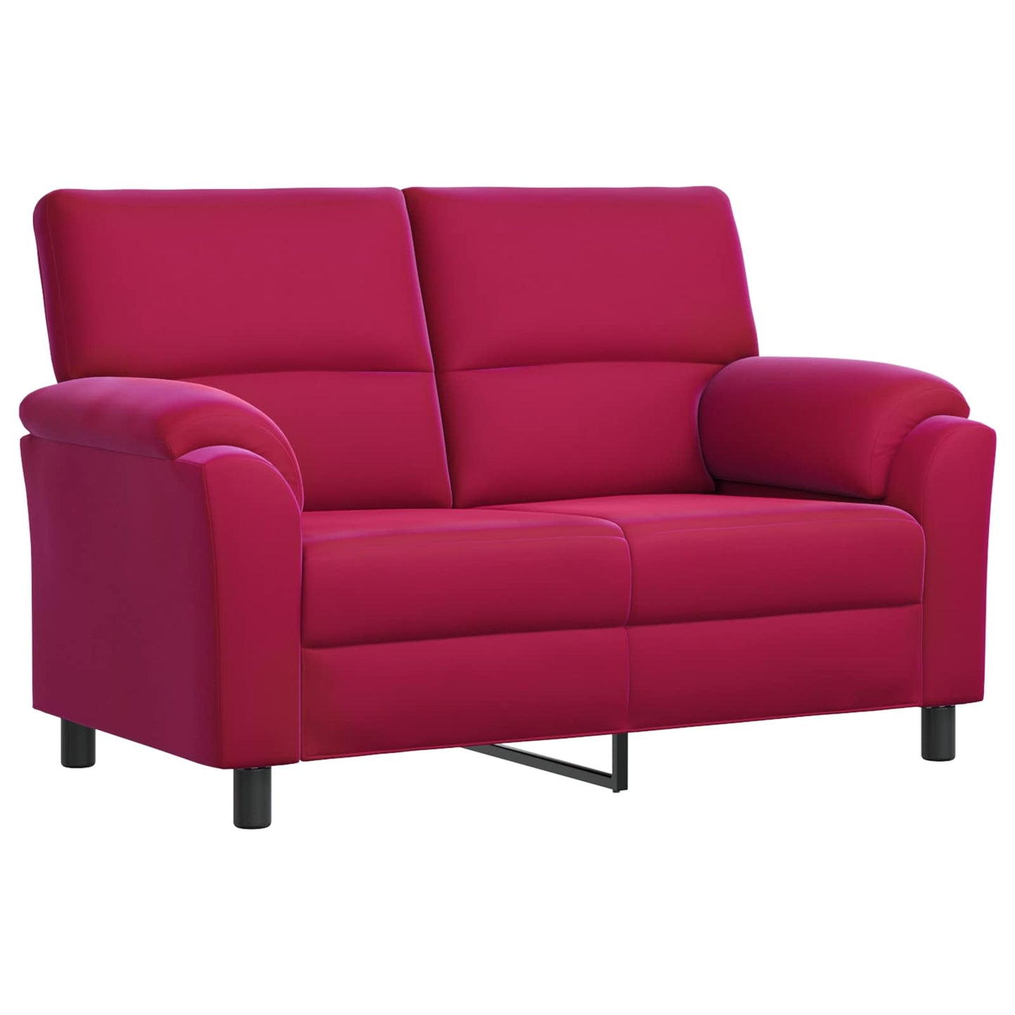 vidaXL Σετ Καναπέ 2 pcs Κόκκινο Βελούδο