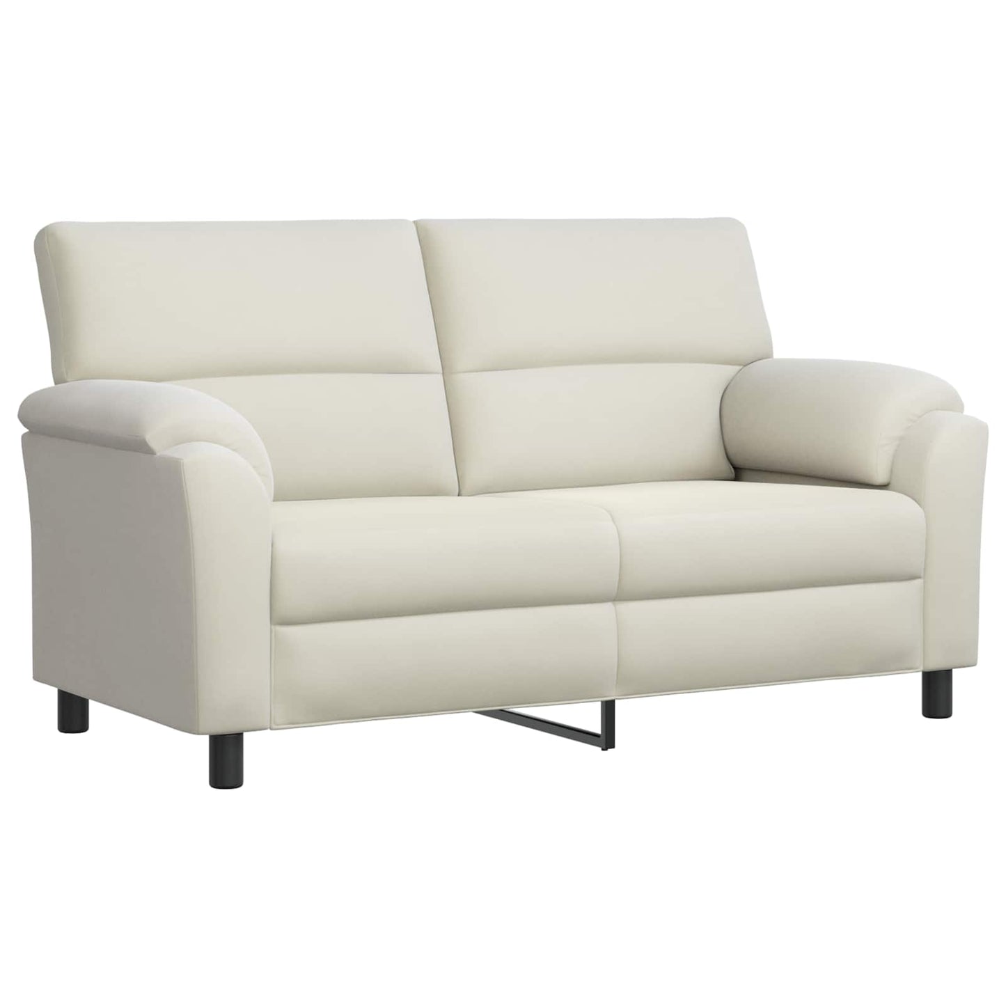 vidaXL Σετ Καναπέ 3 pcs Κρεμ Βελούδο