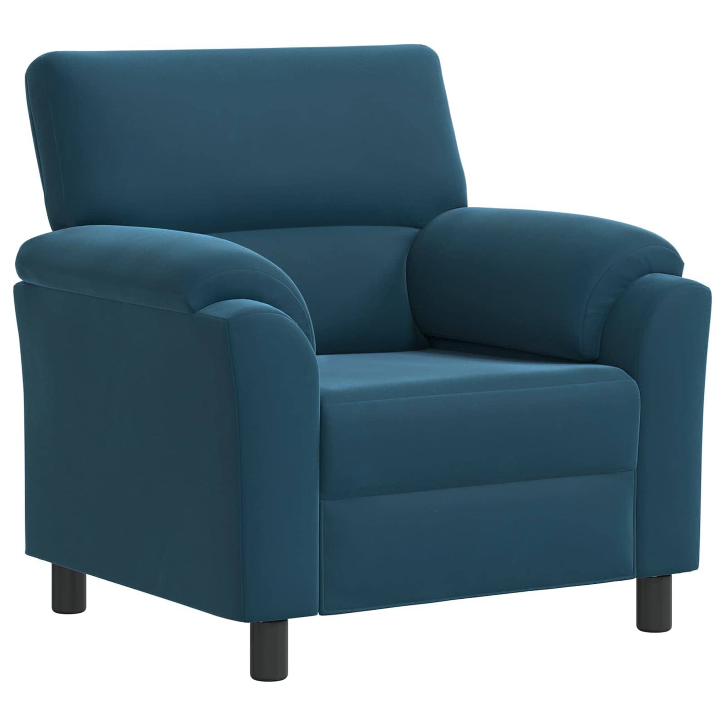 vidaXL Σετ Καναπέ 3 pcs Μπλε Βελούδο