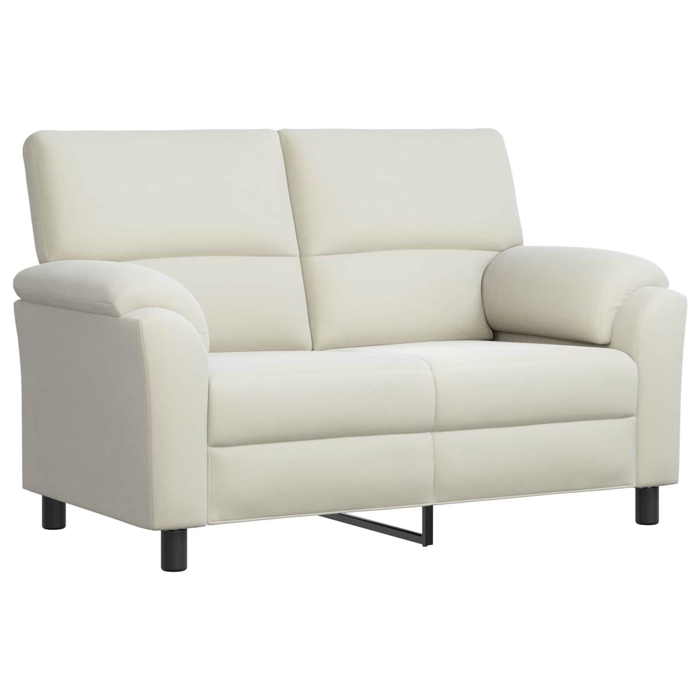 vidaXL Σετ Καναπέ 2 pcs Κρεμ Βελούδο