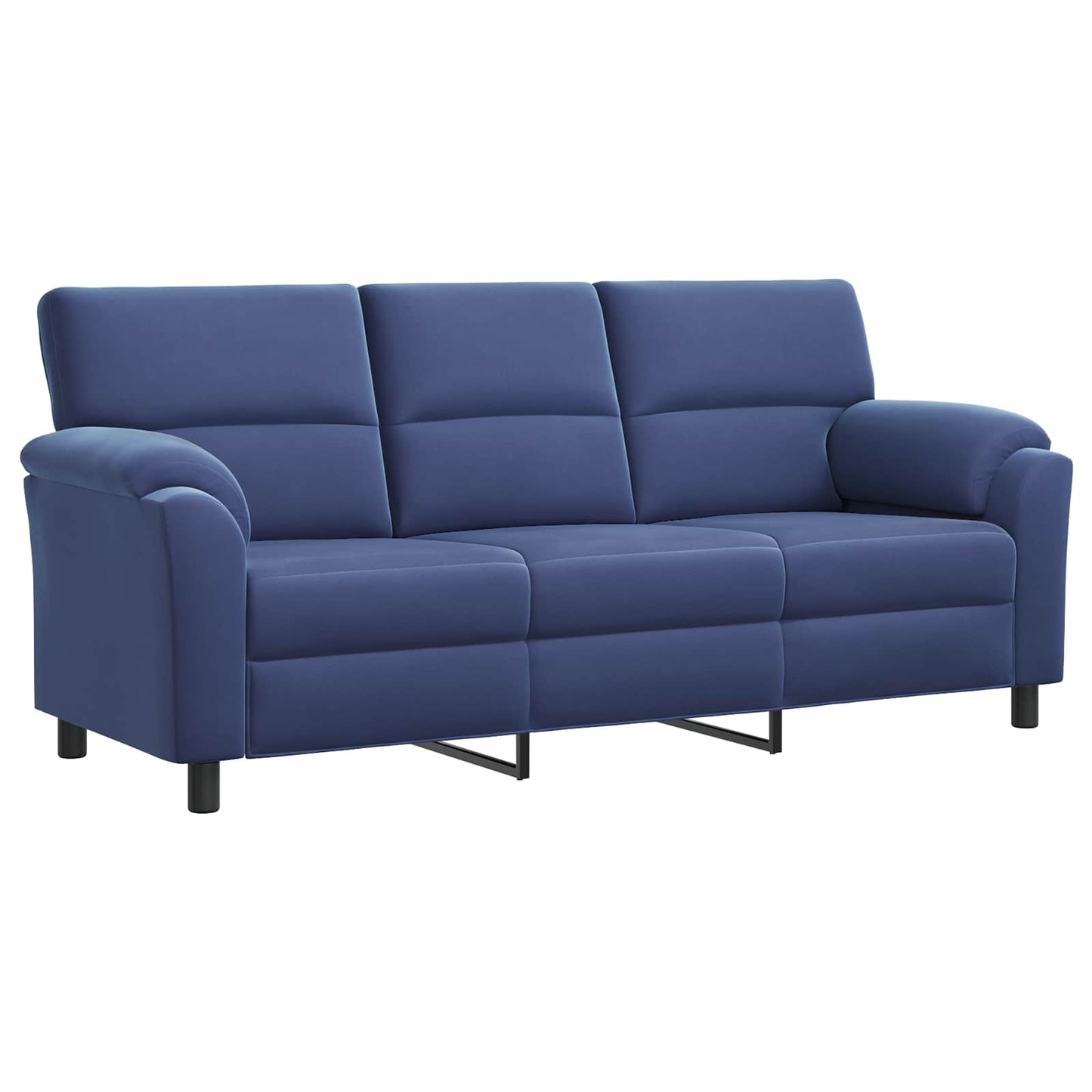 vidaXL Σετ Καναπέ 2 pcs Μπλε Αστυνομίας Βελούδο
