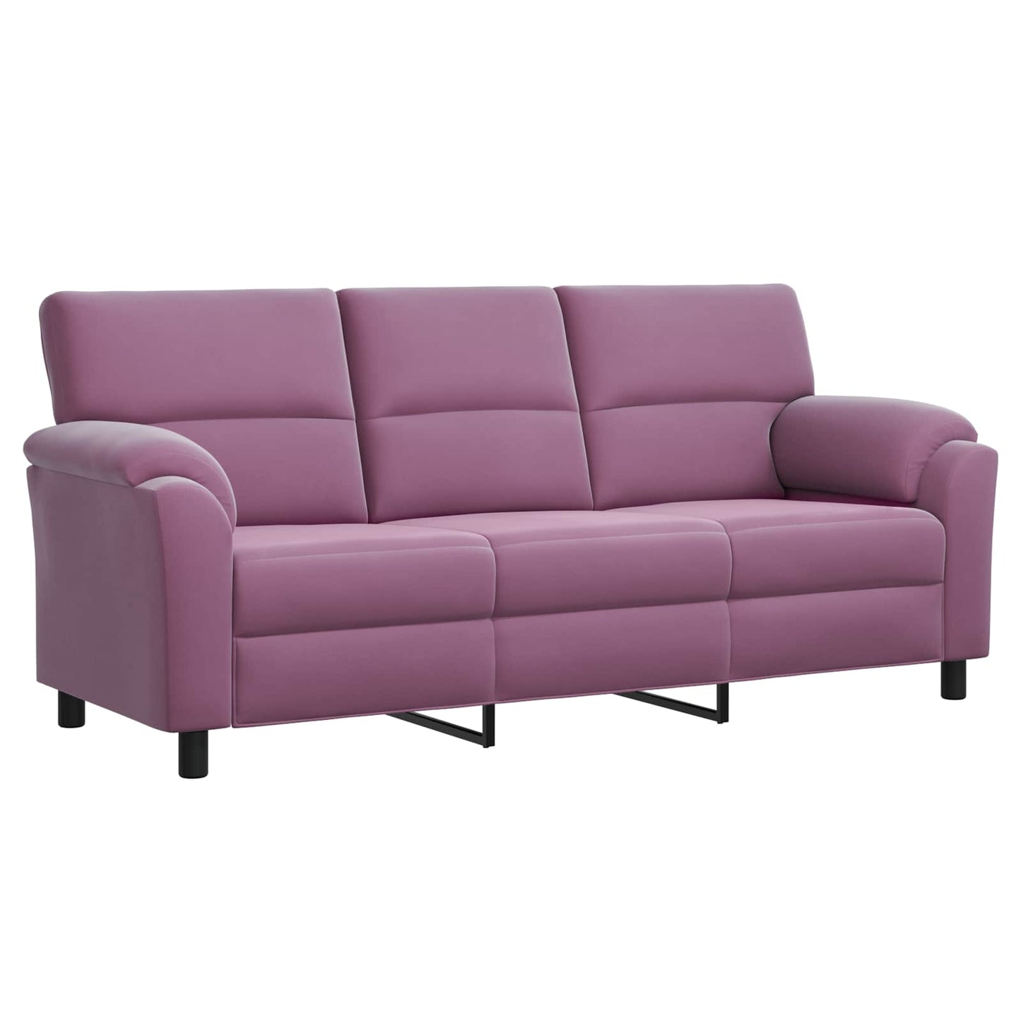 vidaXL Σετ Καναπέ 2 pcs Μοβ Βελούδο