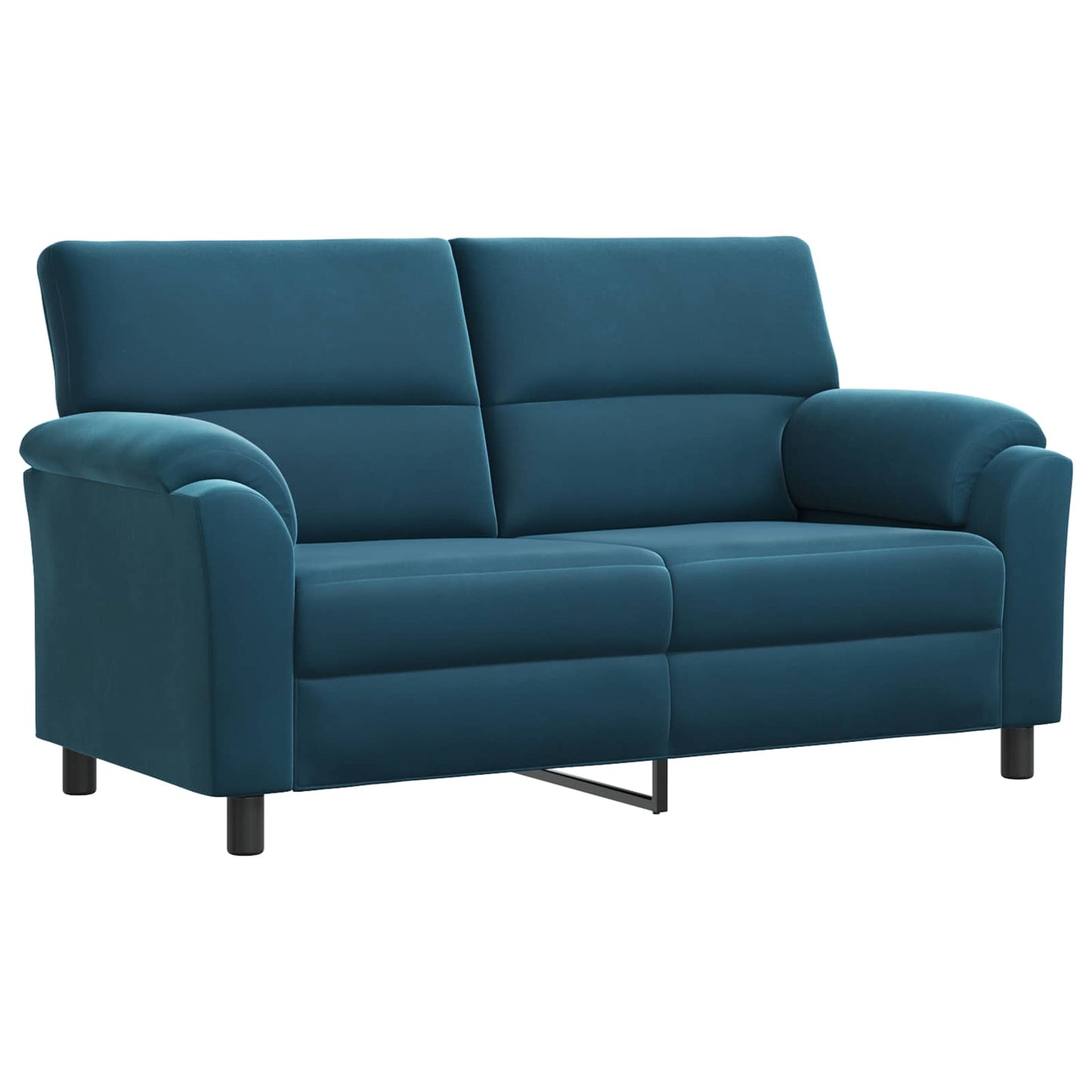 vidaXL Σετ Καναπέ 2 pcs Μπλε Βελούδο