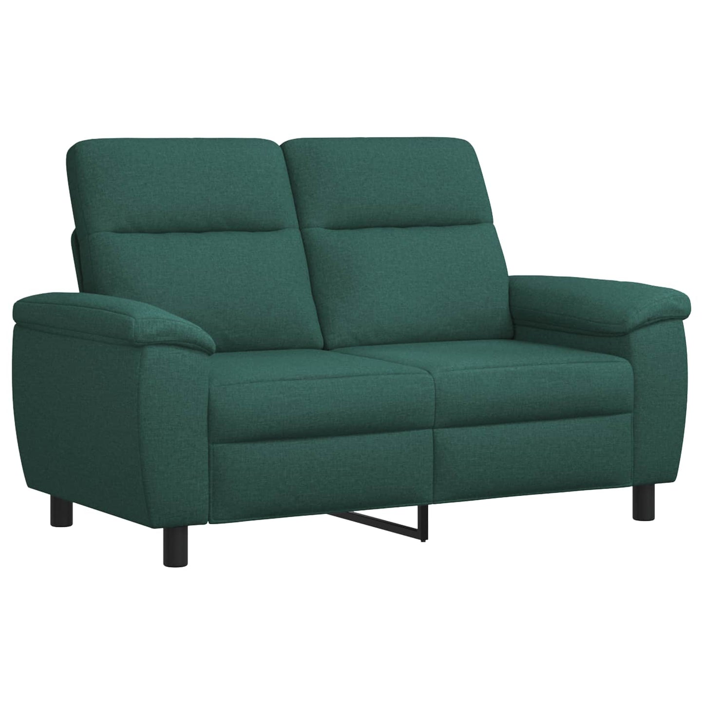 vidaXL Σετ Καναπέ 2 pcs Σκούρο Πράσινο Ύφασμα