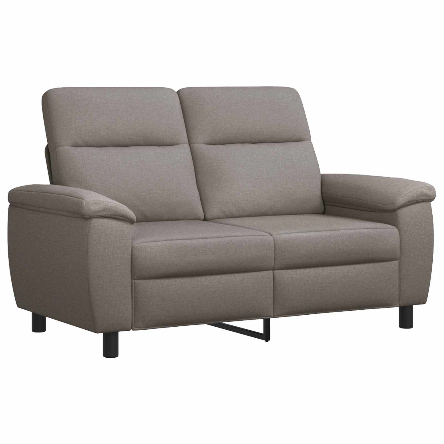 vidaXL Σετ Καναπέ 2 pcs Taupe Ύφασμα