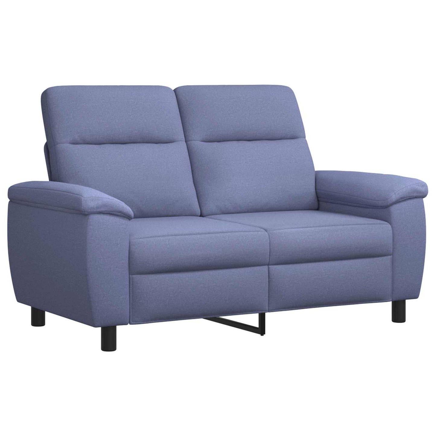 vidaXL Σετ Καναπέ 2 pcs Μπλε τζην Ύφασμα