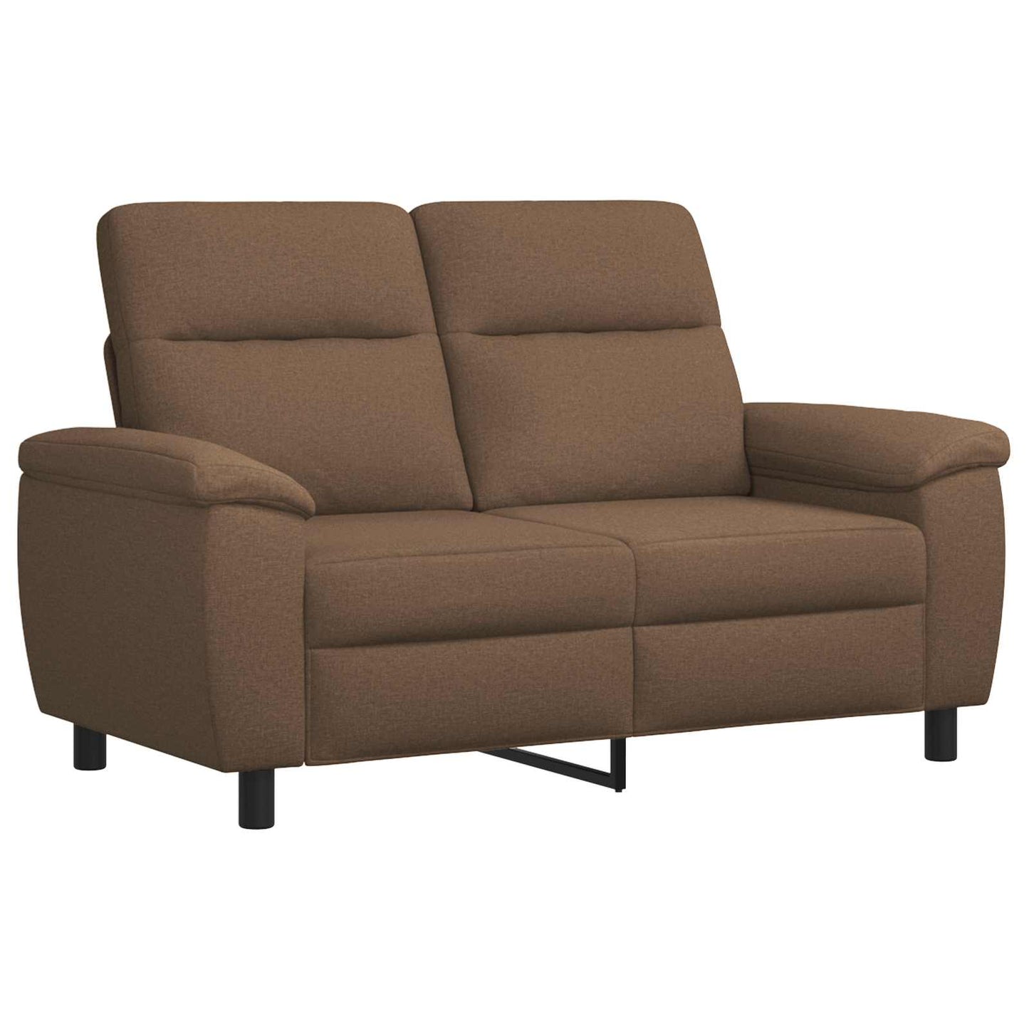 vidaXL Σετ Καναπέ 2 pcs Καφέ Ύφασμα