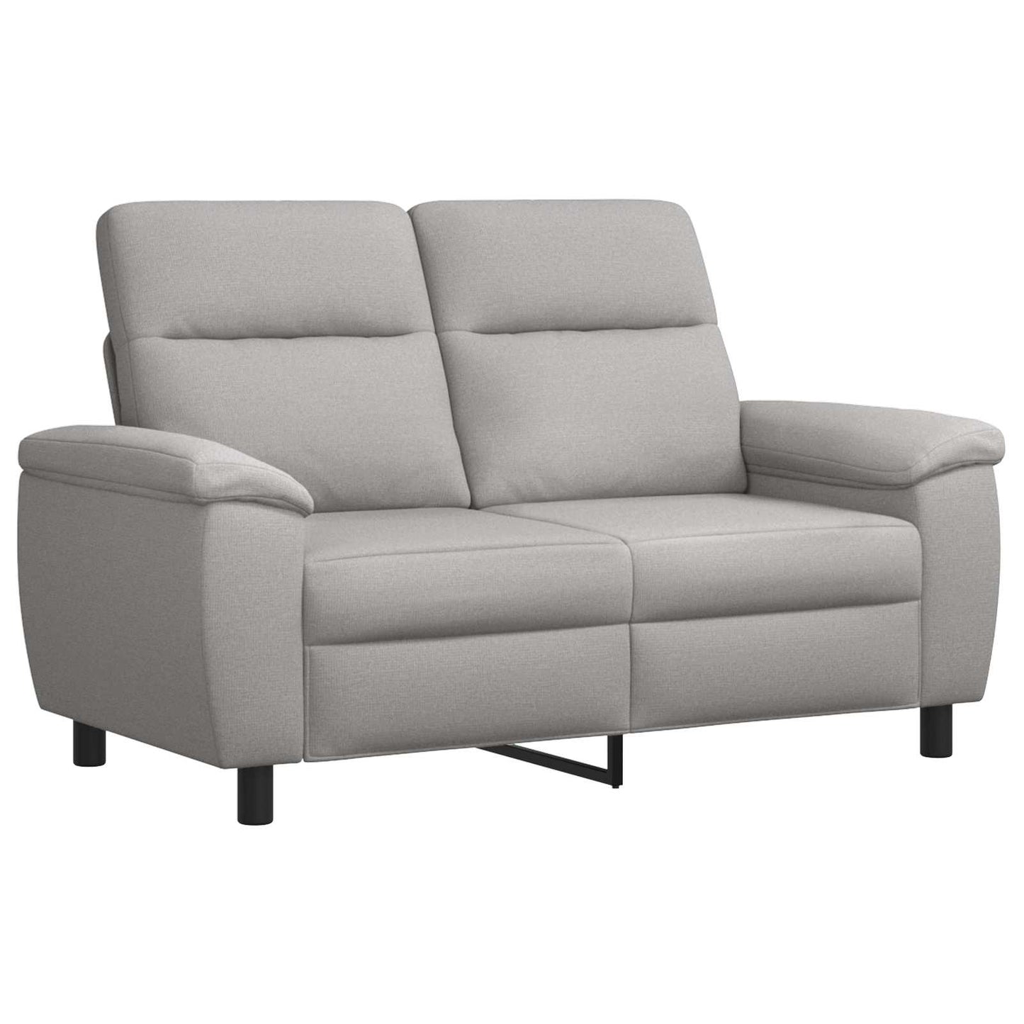 vidaXL Σετ Καναπέ 2 pcs Σκίουρος Γκρί Ύφασμα