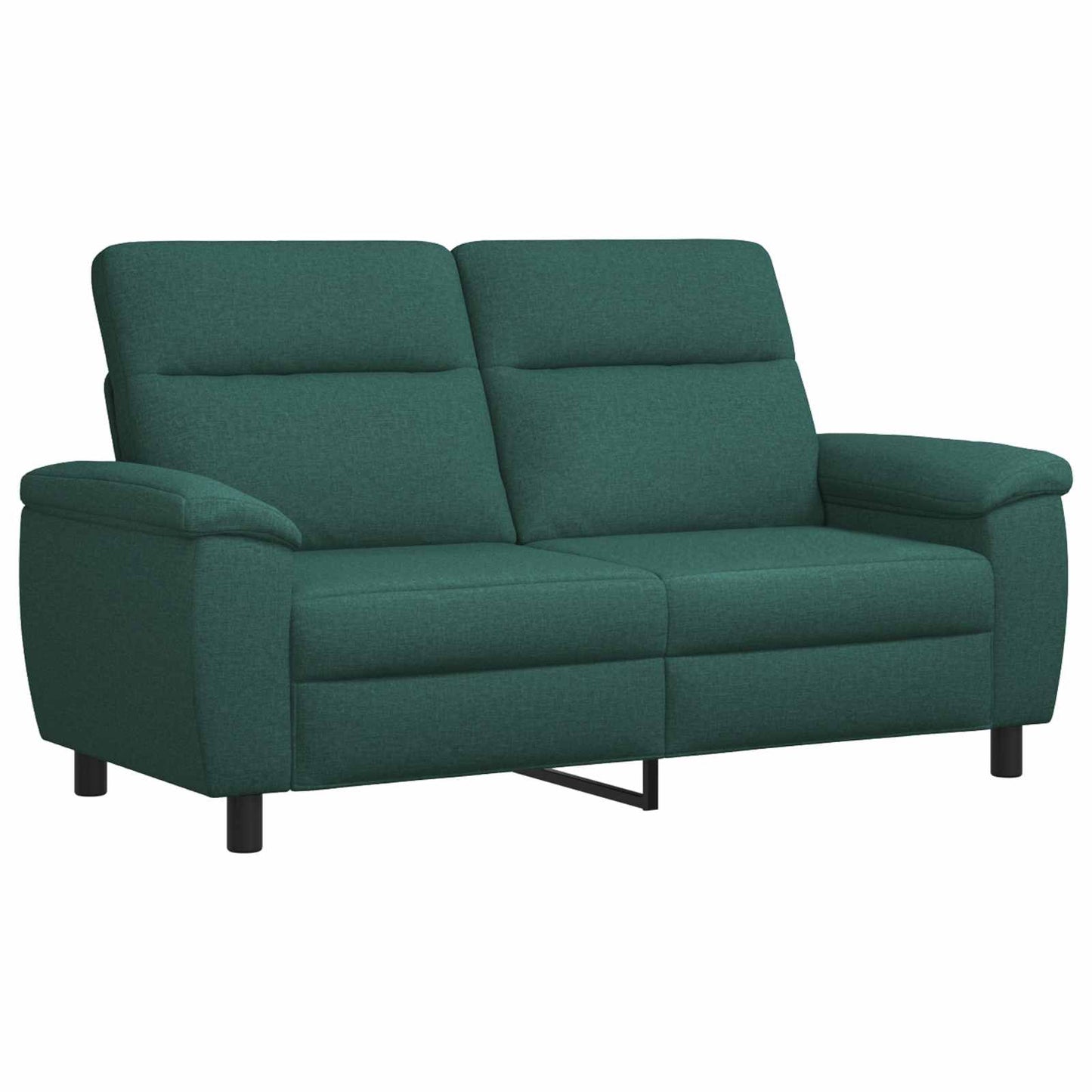vidaXL Σετ Καναπέ 2 pcs Σκούρο Πράσινο Ύφασμα