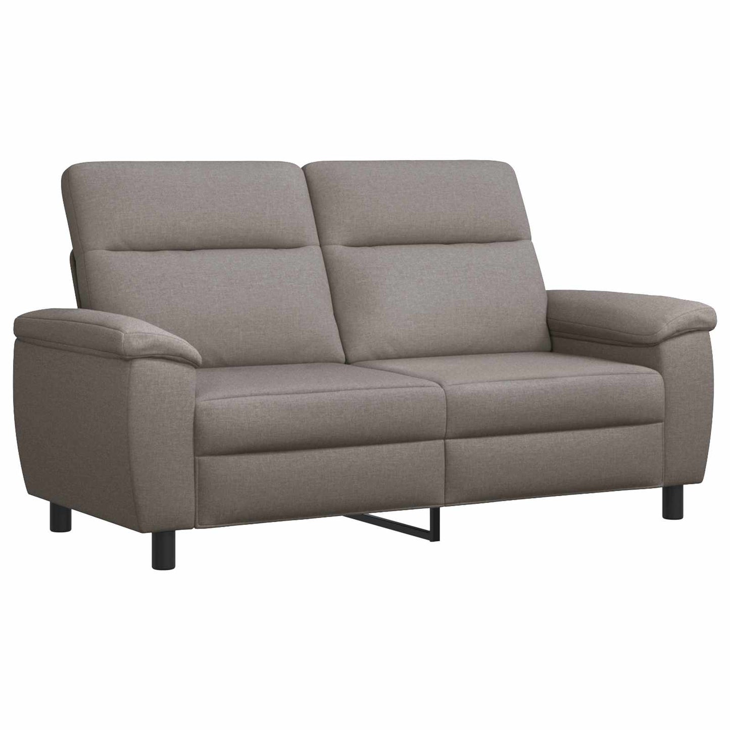vidaXL Σετ Καναπέ 2 pcs Taupe Ύφασμα