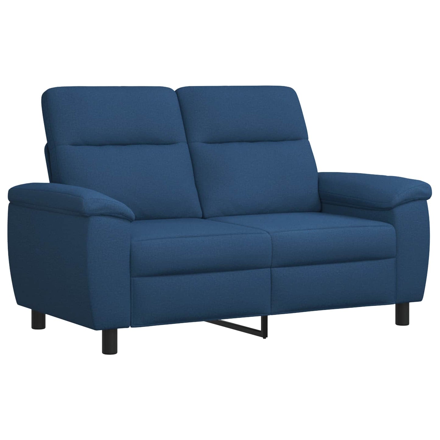 vidaXL Σετ Καναπέ 3 pcs Μπλε Ύφασμα