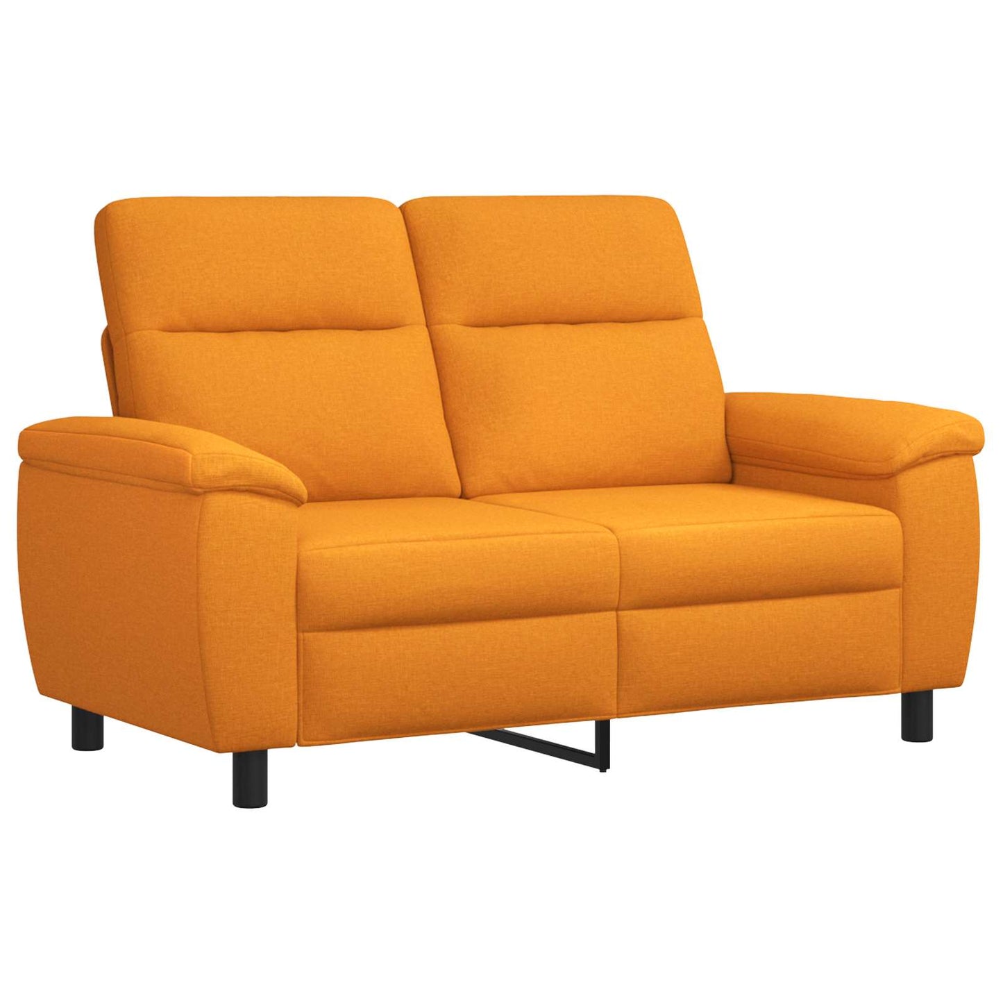 vidaXL Σετ Καναπέ 3 pcs Σκούρο κίτρινο Ύφασμα