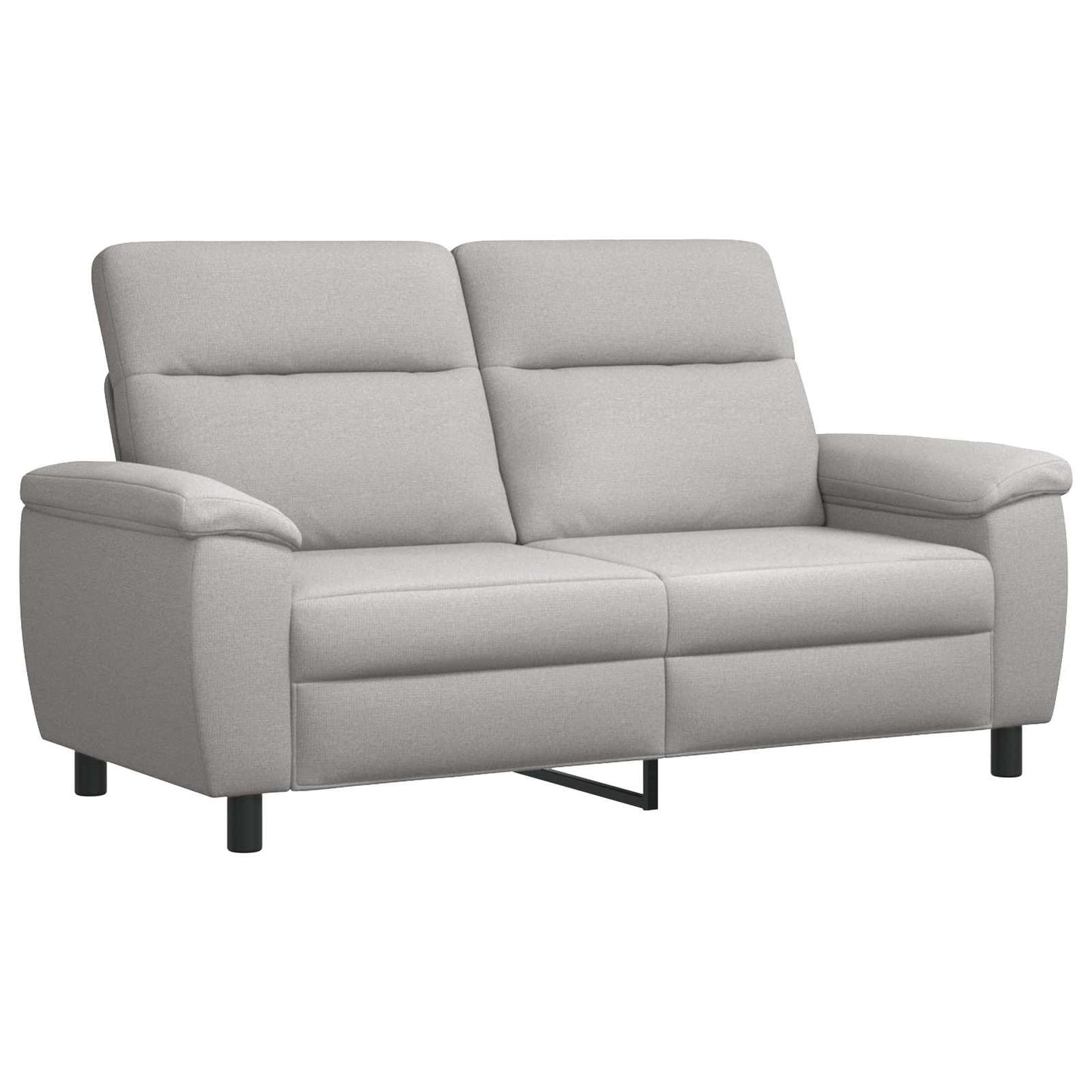 vidaXL Σετ Καναπέ 3 pcs Σκίουρος Γκρί Ύφασμα