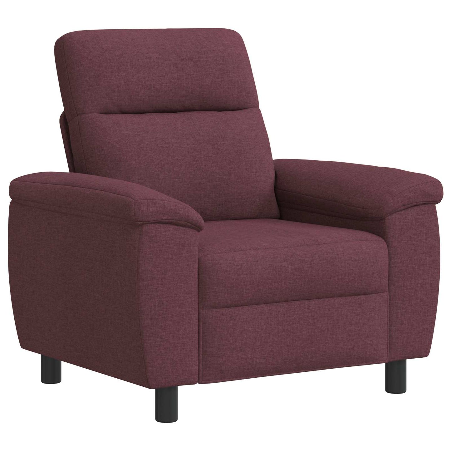 vidaXL Σετ Καναπέ 3 pcs Μοβ Ύφασμα