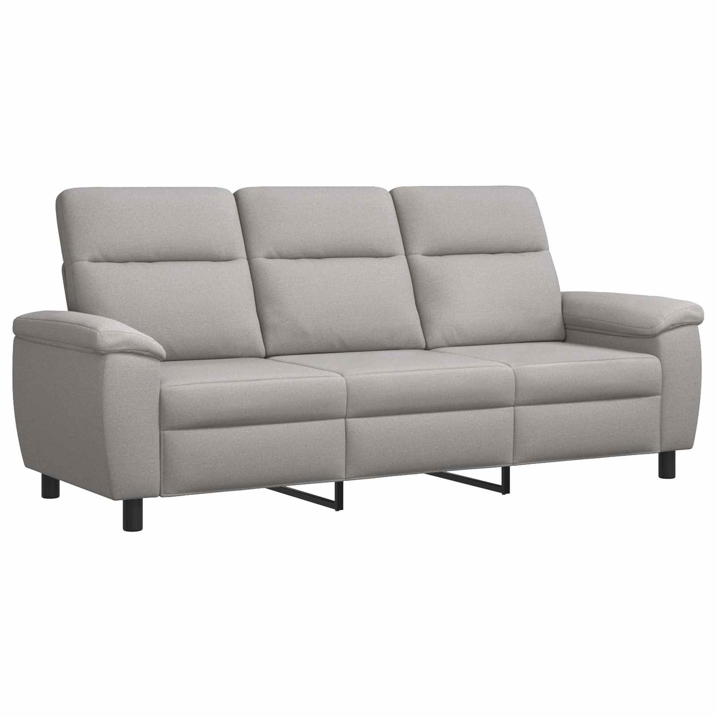 vidaXL Σετ Καναπέ 2 pcs Σκίουρος Γκρί Ύφασμα