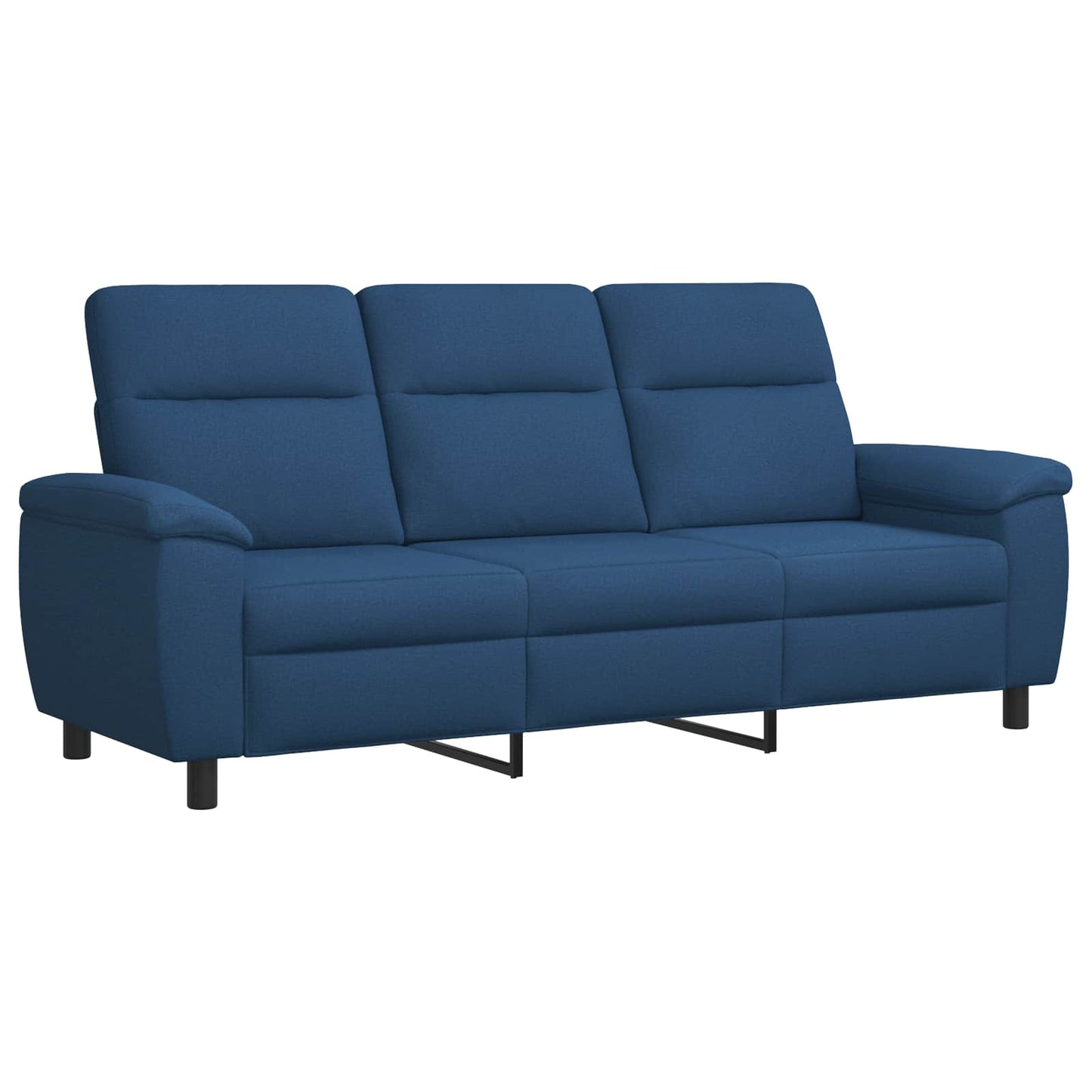 vidaXL Σετ Καναπέ 2 pcs Μπλε Ύφασμα