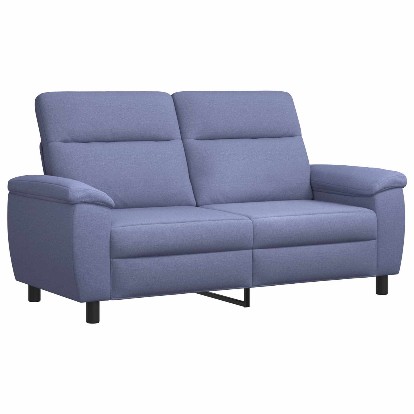 vidaXL Σετ Καναπέ 2 pcs Μπλε τζην Ύφασμα