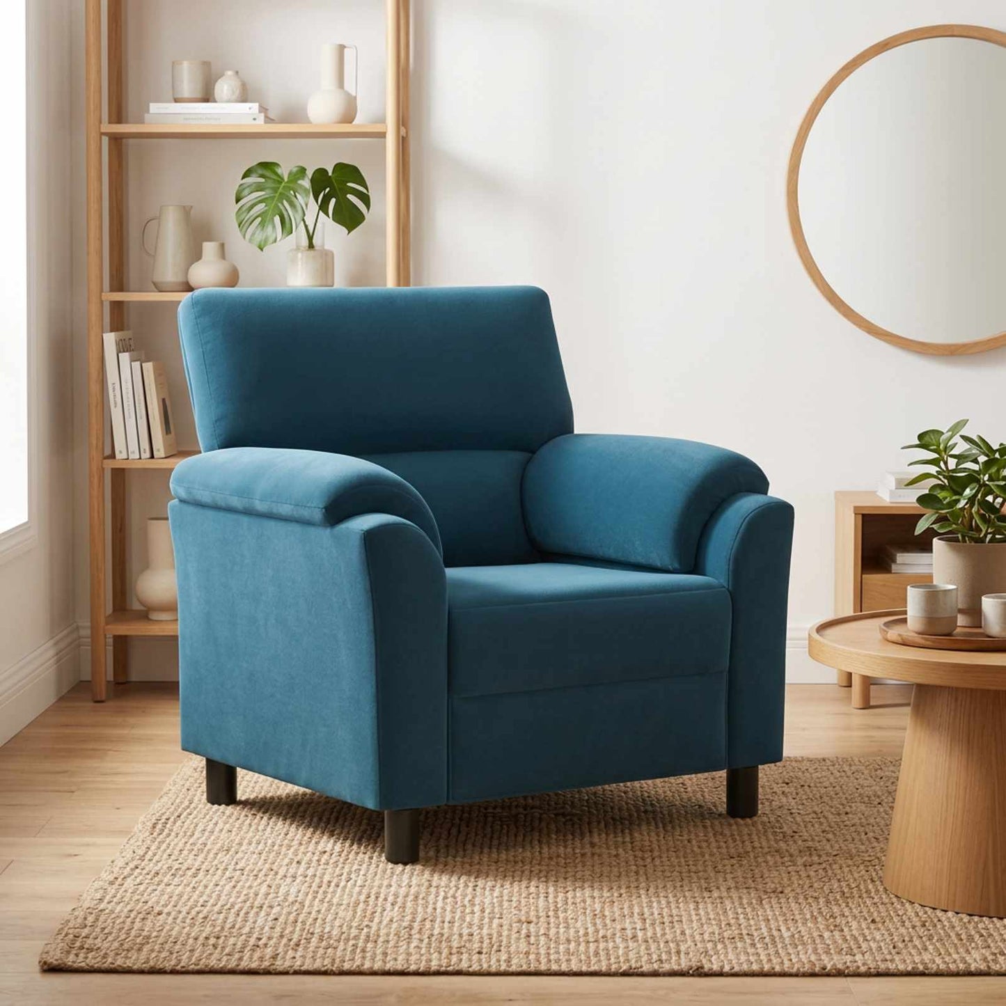 vidaXL Καναπές Μπλε 94 x 85 x 93 εκ Βελούδο