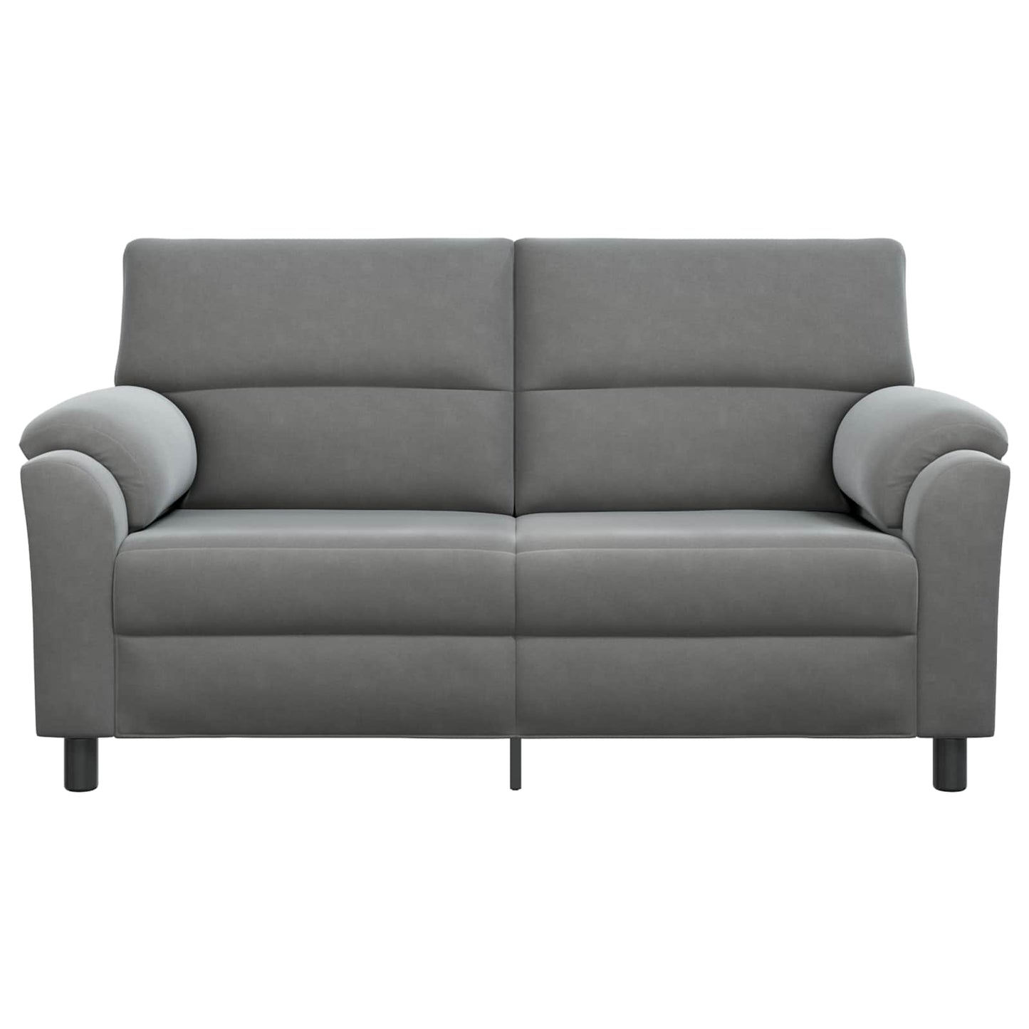 vidaXL Καναπές Σκούρο Γκρι 174 x 85 x 93 εκ Βελούδο