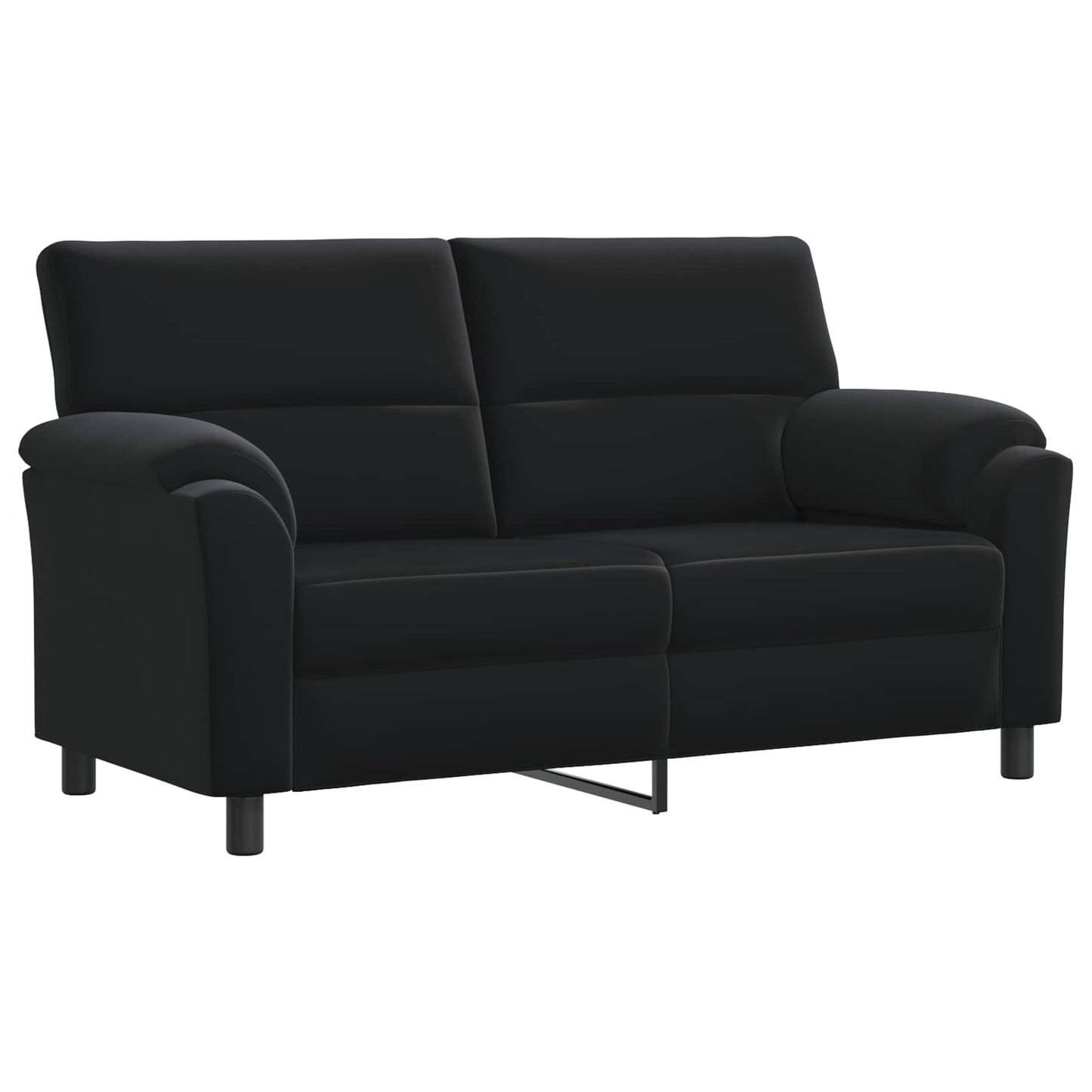 vidaXL Καναπές Μαύρο 174 x 85 x 93 εκ Βελούδο