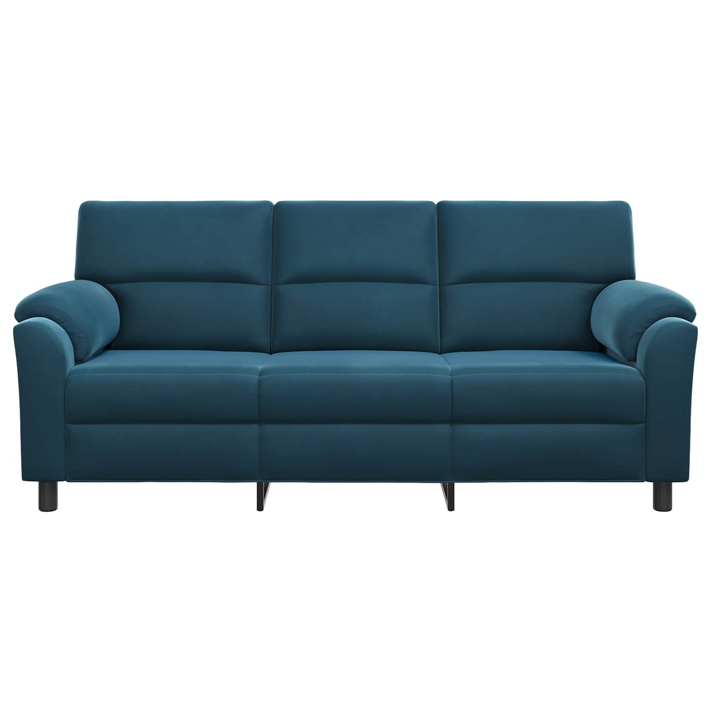 vidaXL Καναπές Μπλε 214 x 85 x 93 εκ Βελούδο