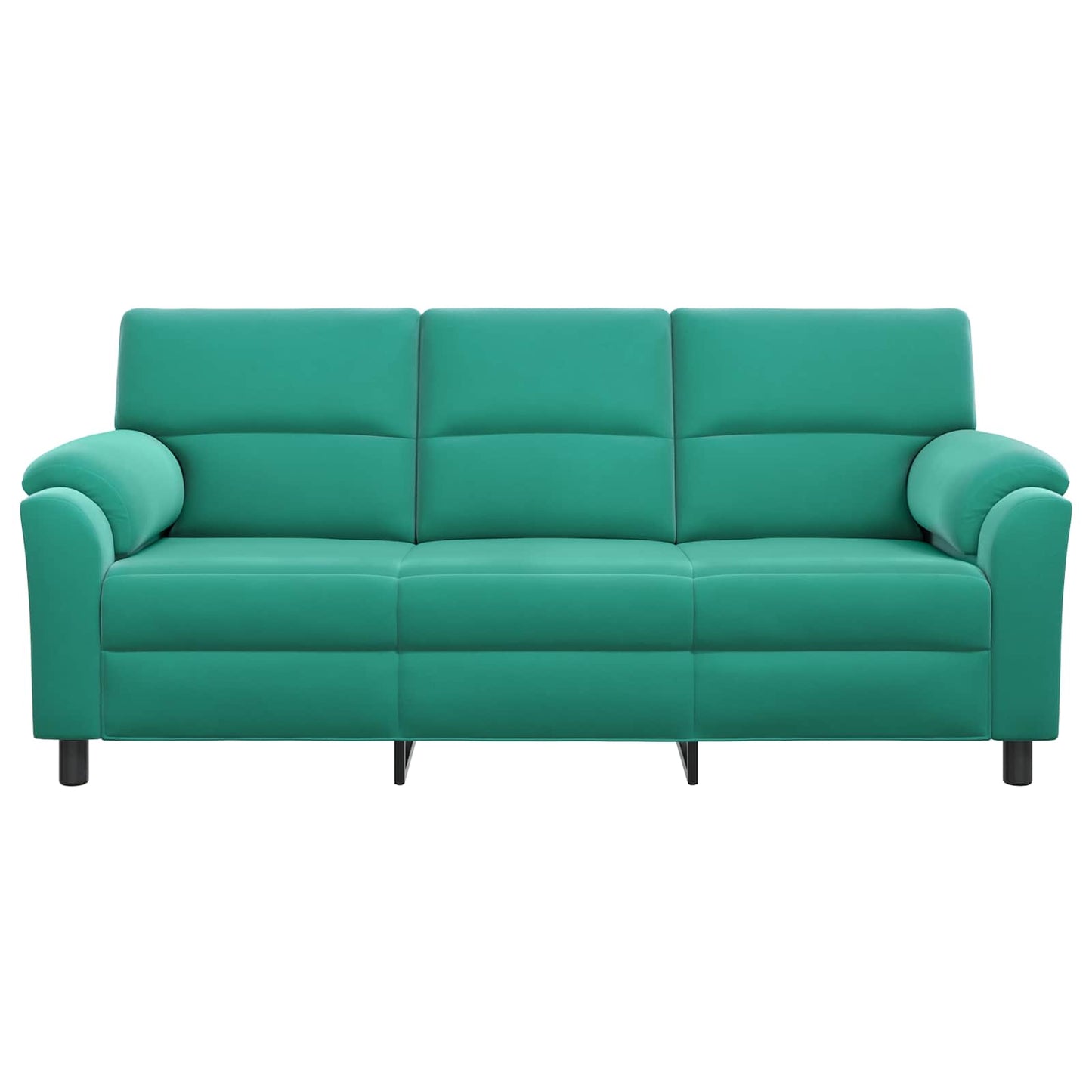 vidaXL Καναπές Τιρκουάζ 214 x 85 x 93 εκ Βελούδο
