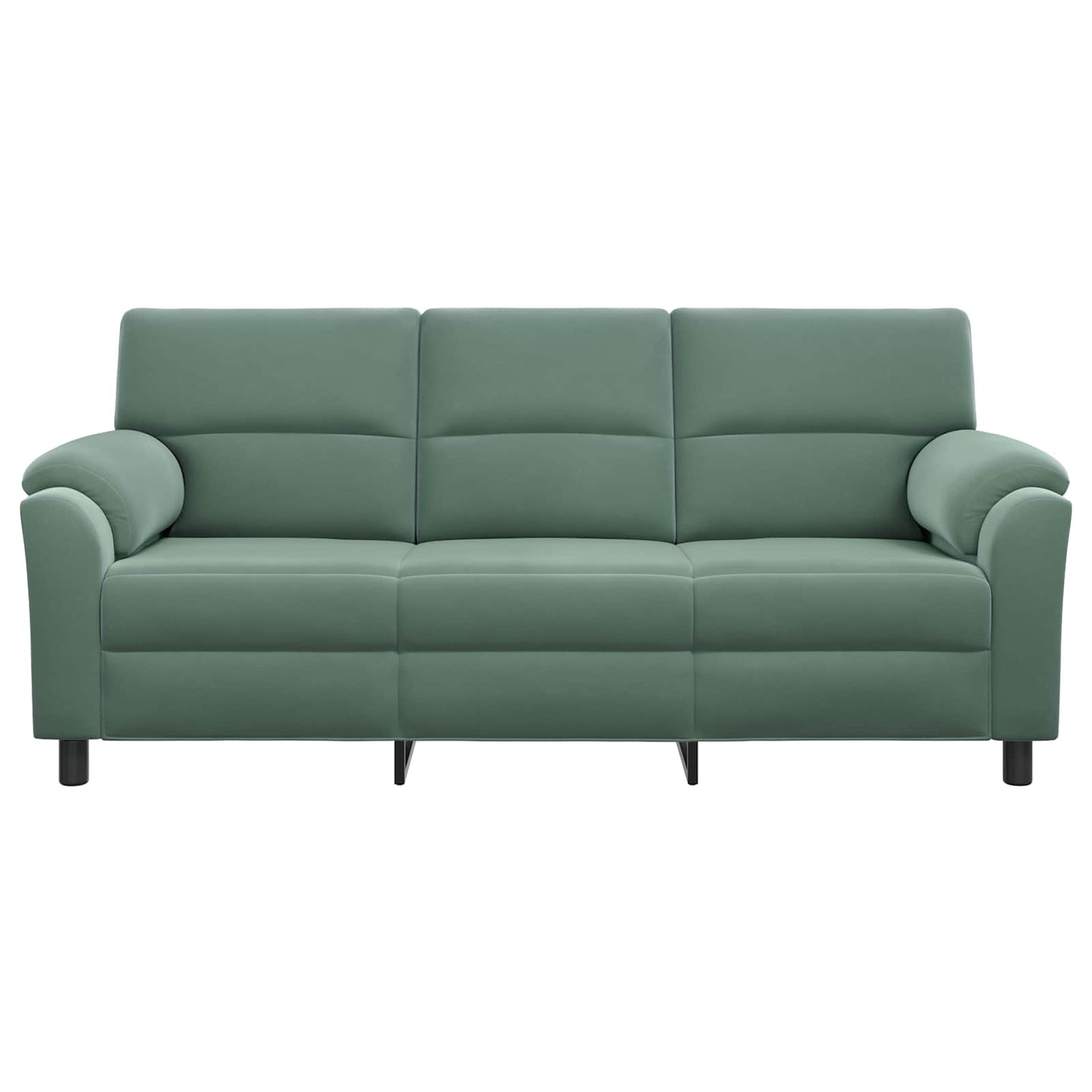 vidaXL Καναπές Θαλασσί 214 x 85 x 93 εκ Βελούδο