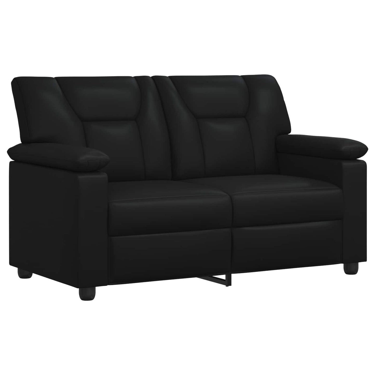 vidaXL Καναπές Μαύρο 151 x 85 x 93 εκ. Τεχνητό Δέρμα