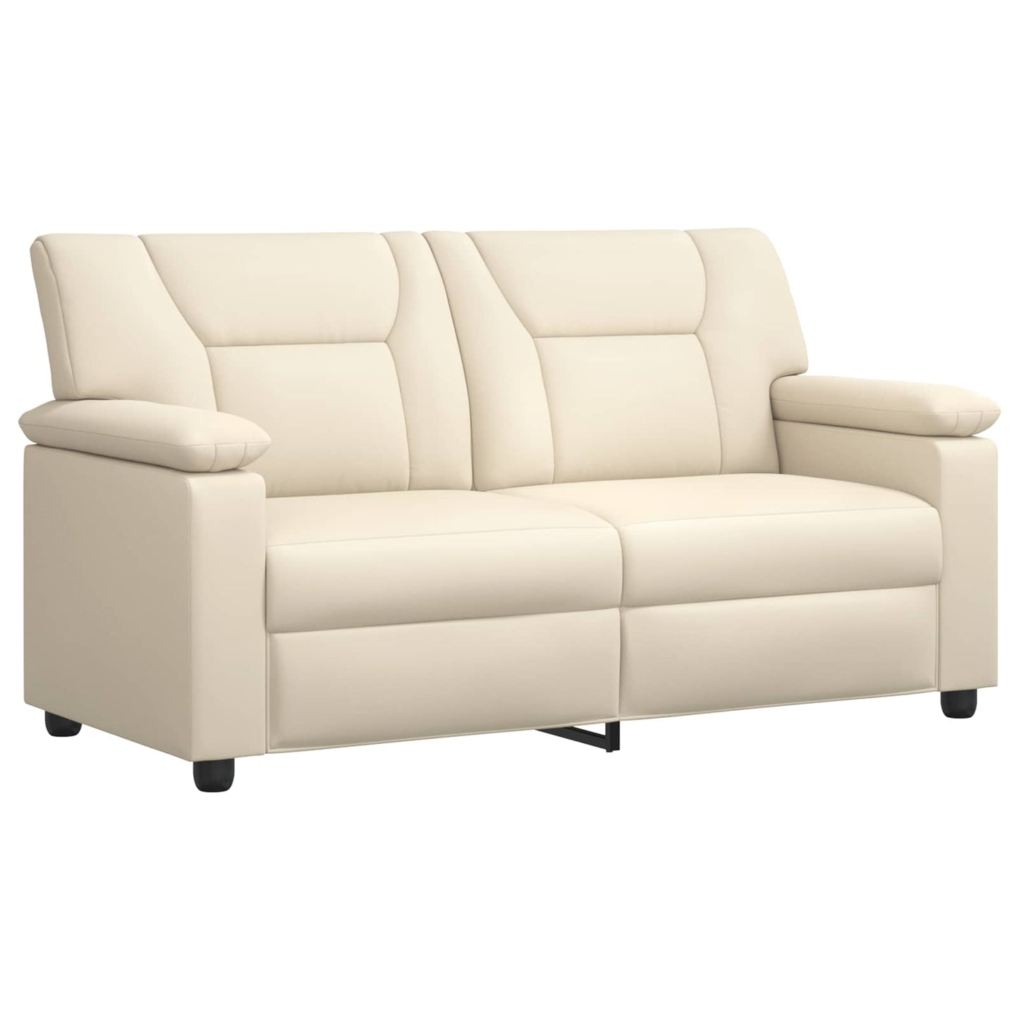 vidaXL Καναπές Κρεμ 171 x 85 x 93 εκ. Τεχνητό Δέρμα