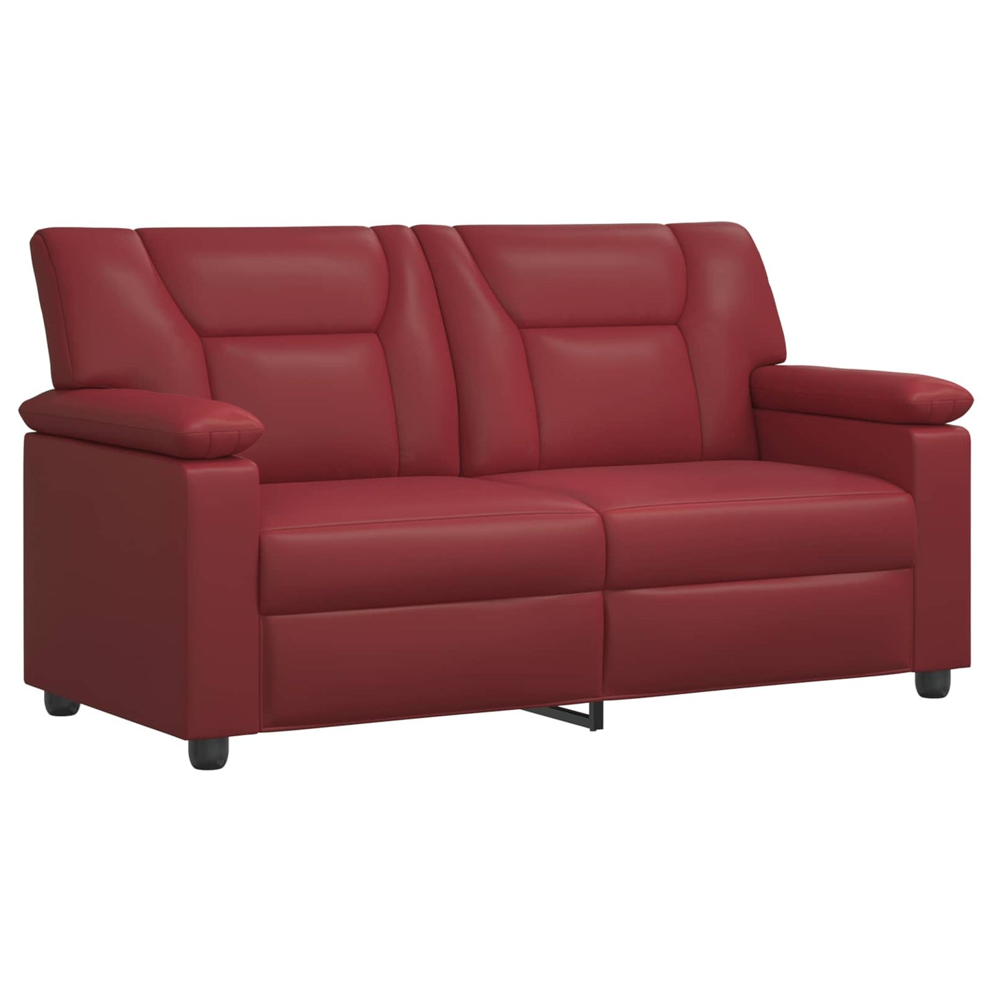 vidaXL Καναπές Κόκκινο 171 x 85 x 93 εκ. Τεχνητό Δέρμα